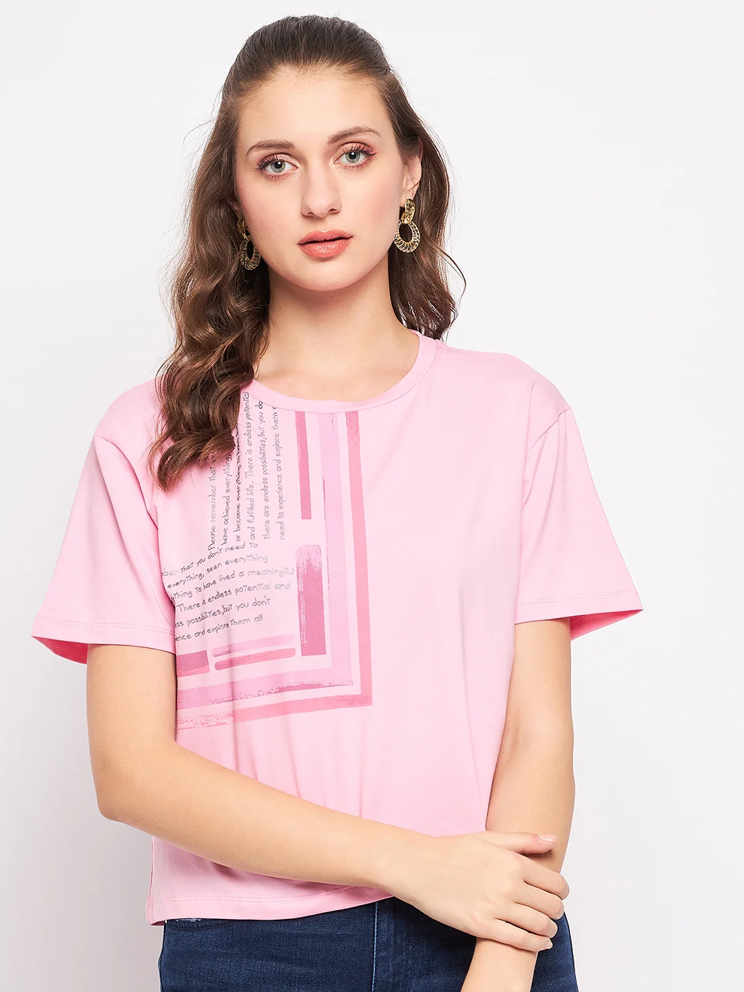 Madame Pink Typography T-Shirt - Image 3
