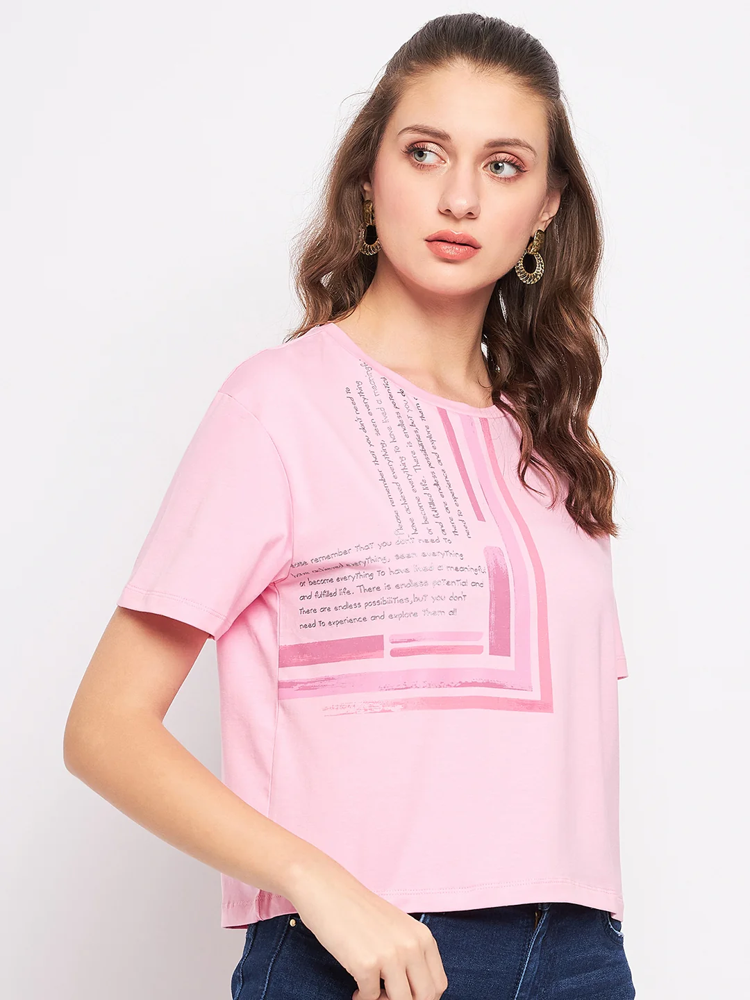 Madame Pink Typography T-Shirt - Image 4