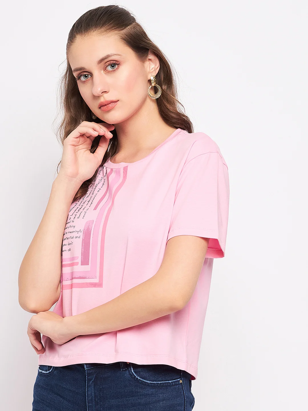 Madame Pink Typography T-Shirt - Image 5