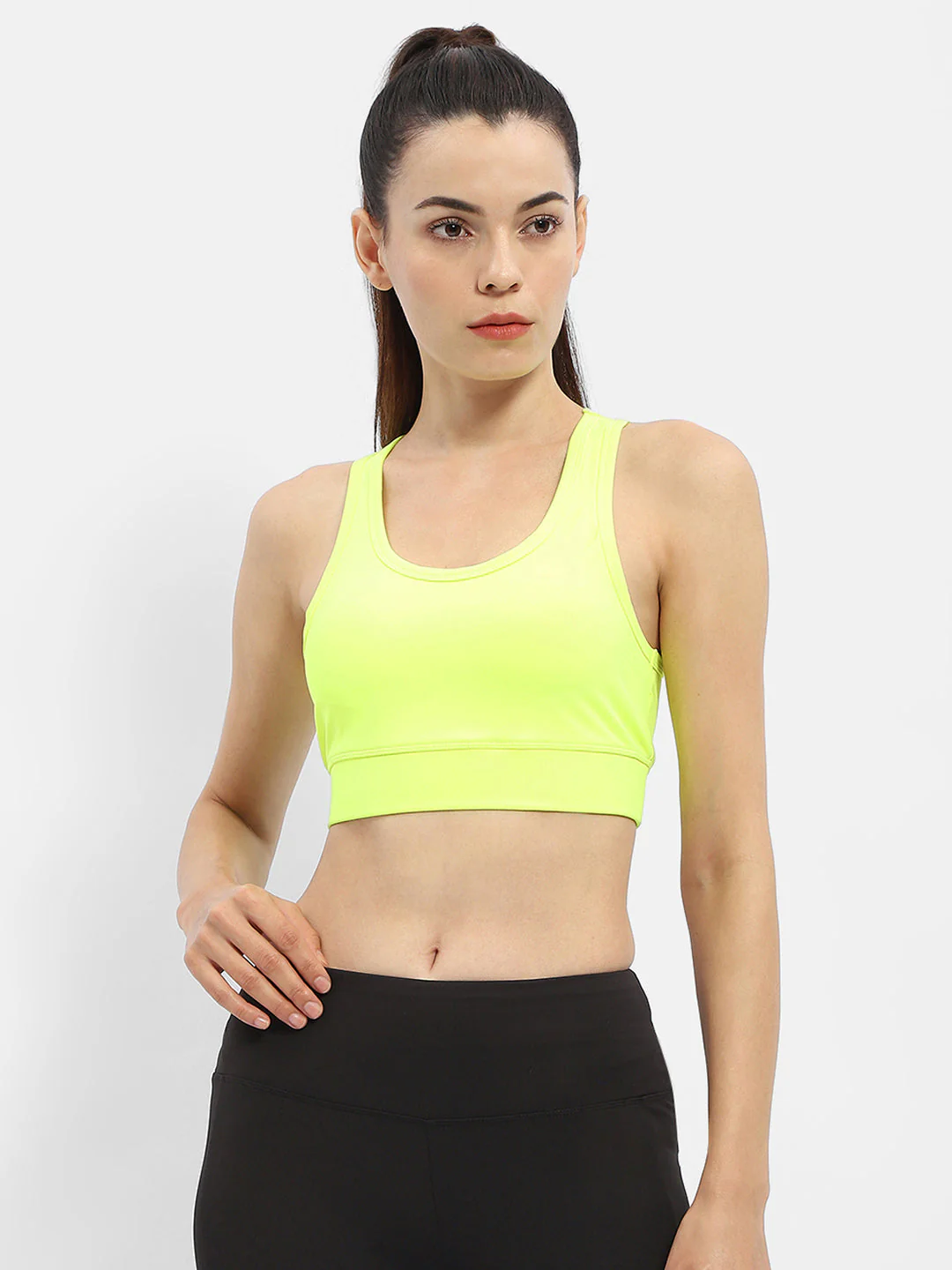 Madame Support Back Neon Training Active Wear Top - Image 2