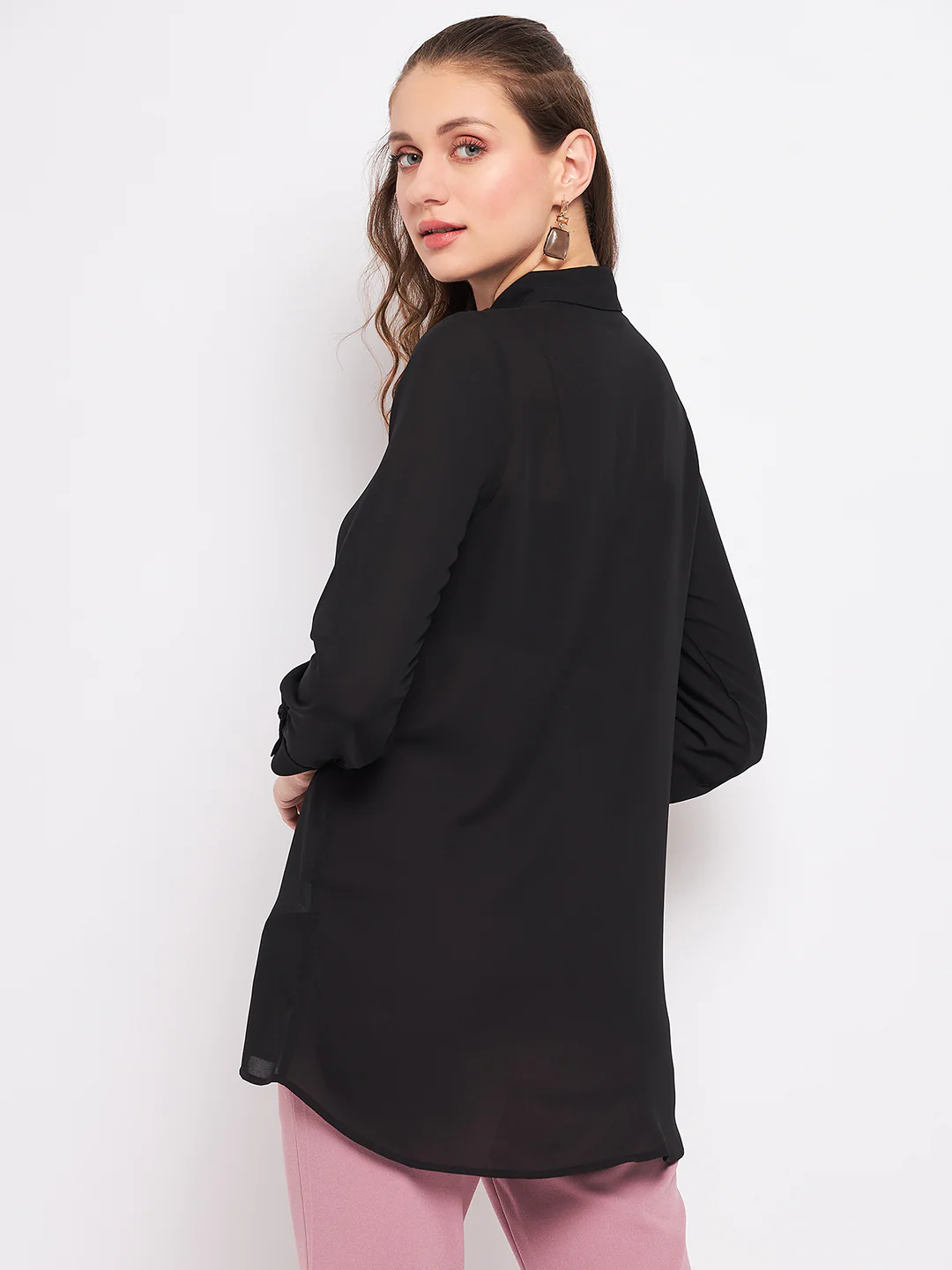 Madame Black Embellished Shirt - Image 6