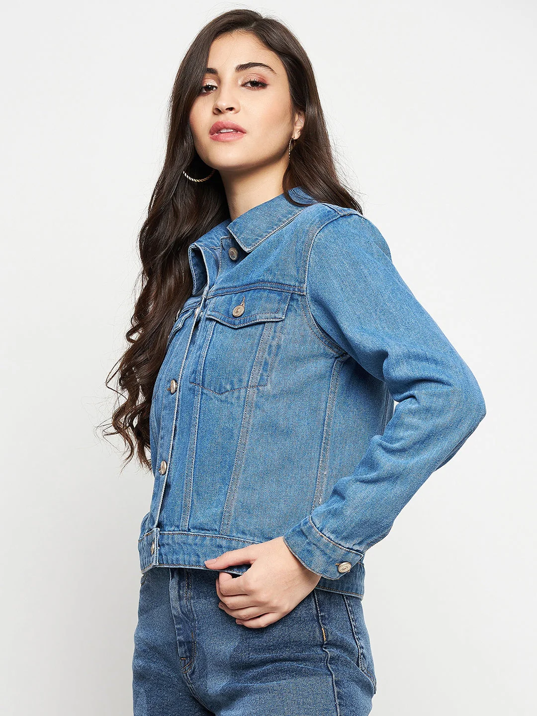 Madame Blue Denim Jacket - Image 3