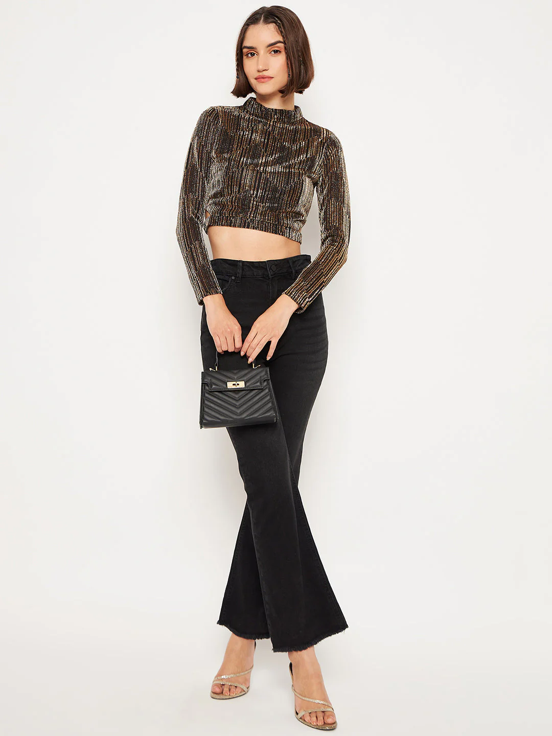 Madame Black Cotton Denim Jeans