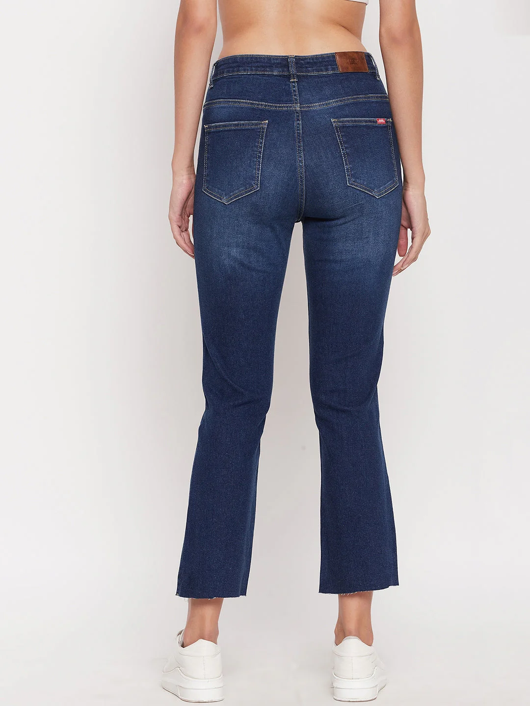 Madame Women Solid Blue Jeans - Image 4