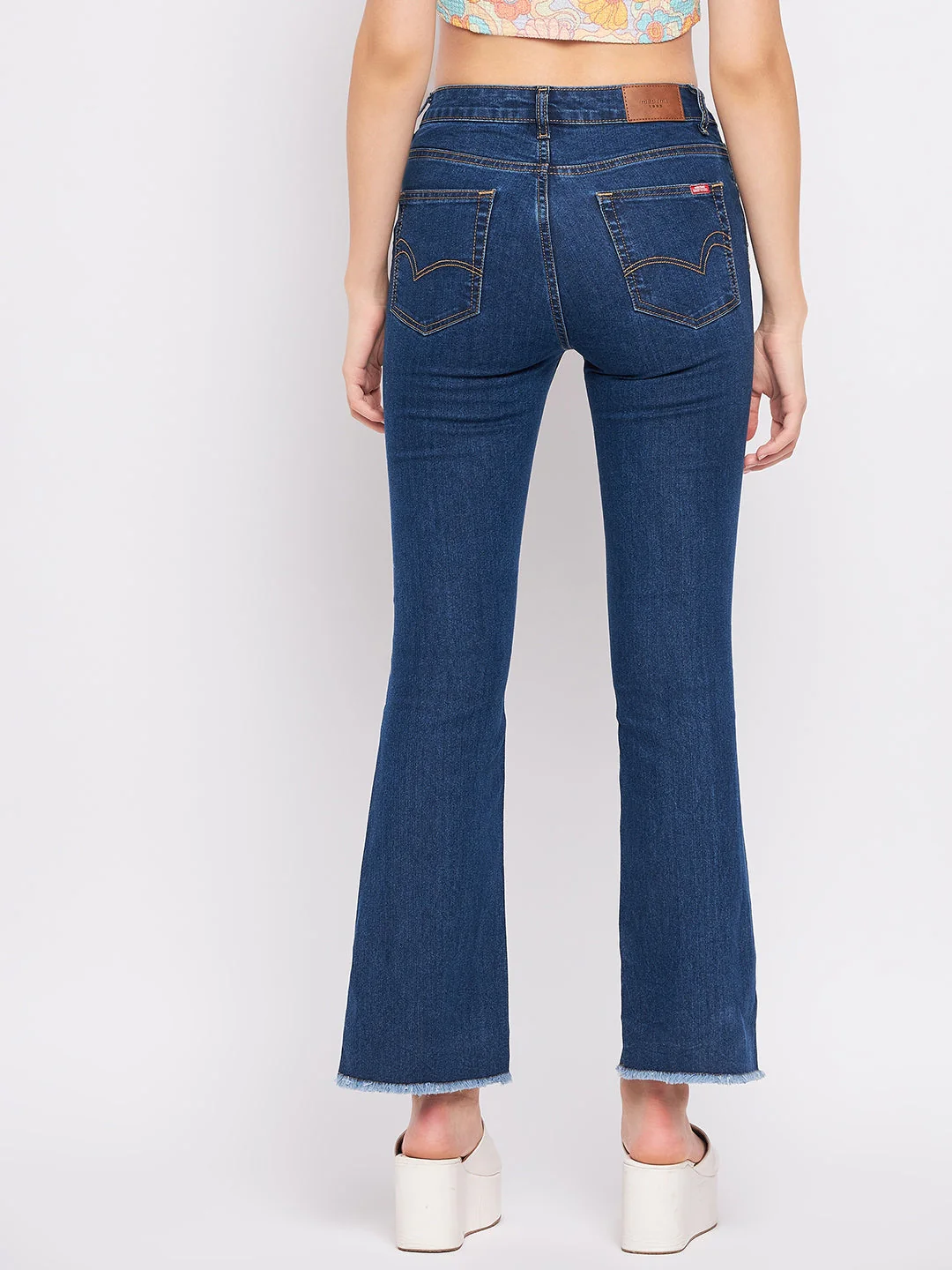 Madame Blue Cotton Denim Jeans - Image 5
