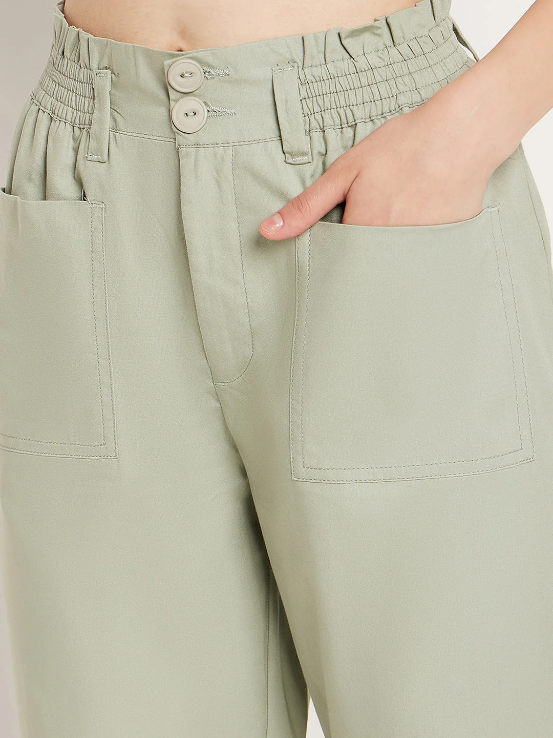 Madame Mint Ankle Length Trousers - Image 6