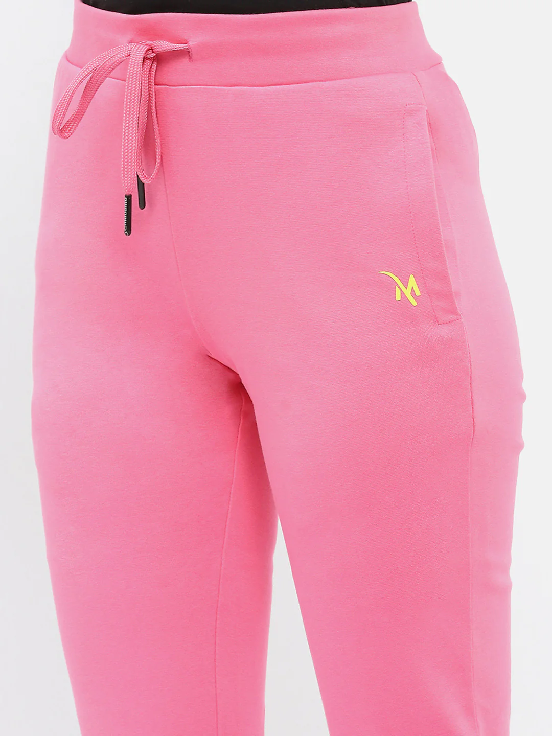 Madame Solid Hot Pink Track Pants - Image 6