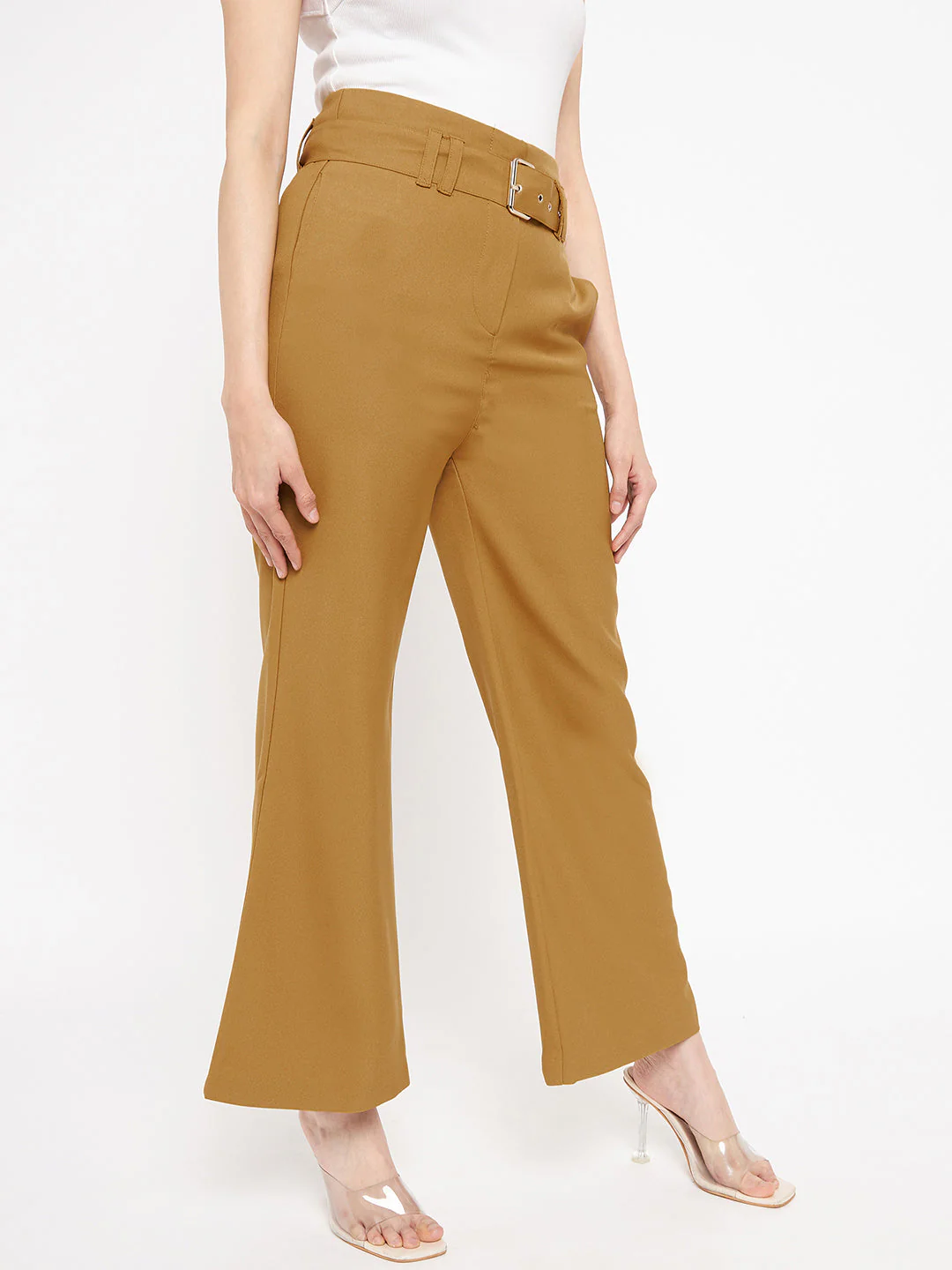 Madame Mustard Belted Palazzo - Image 6