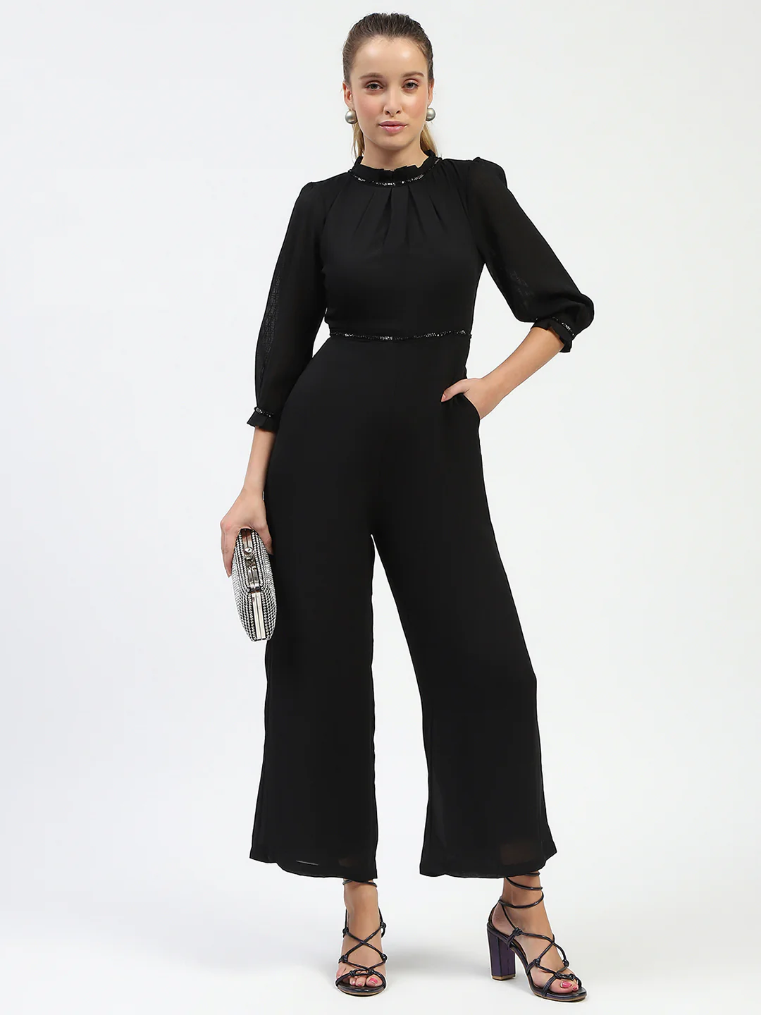 Madame Black Jump Suits