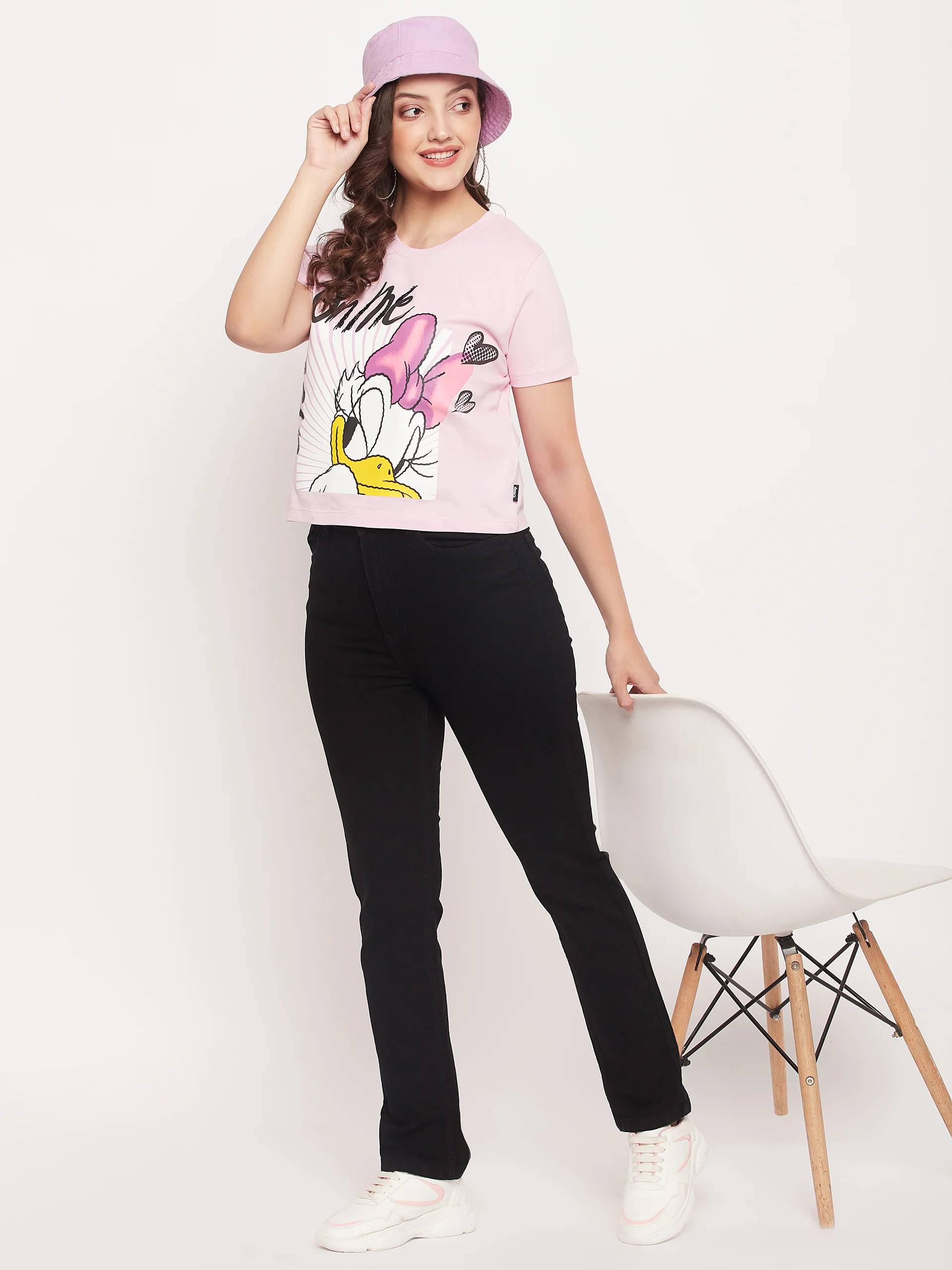 Madame Disney Daisy Nude Regular Fit T-Shirt - Image 2