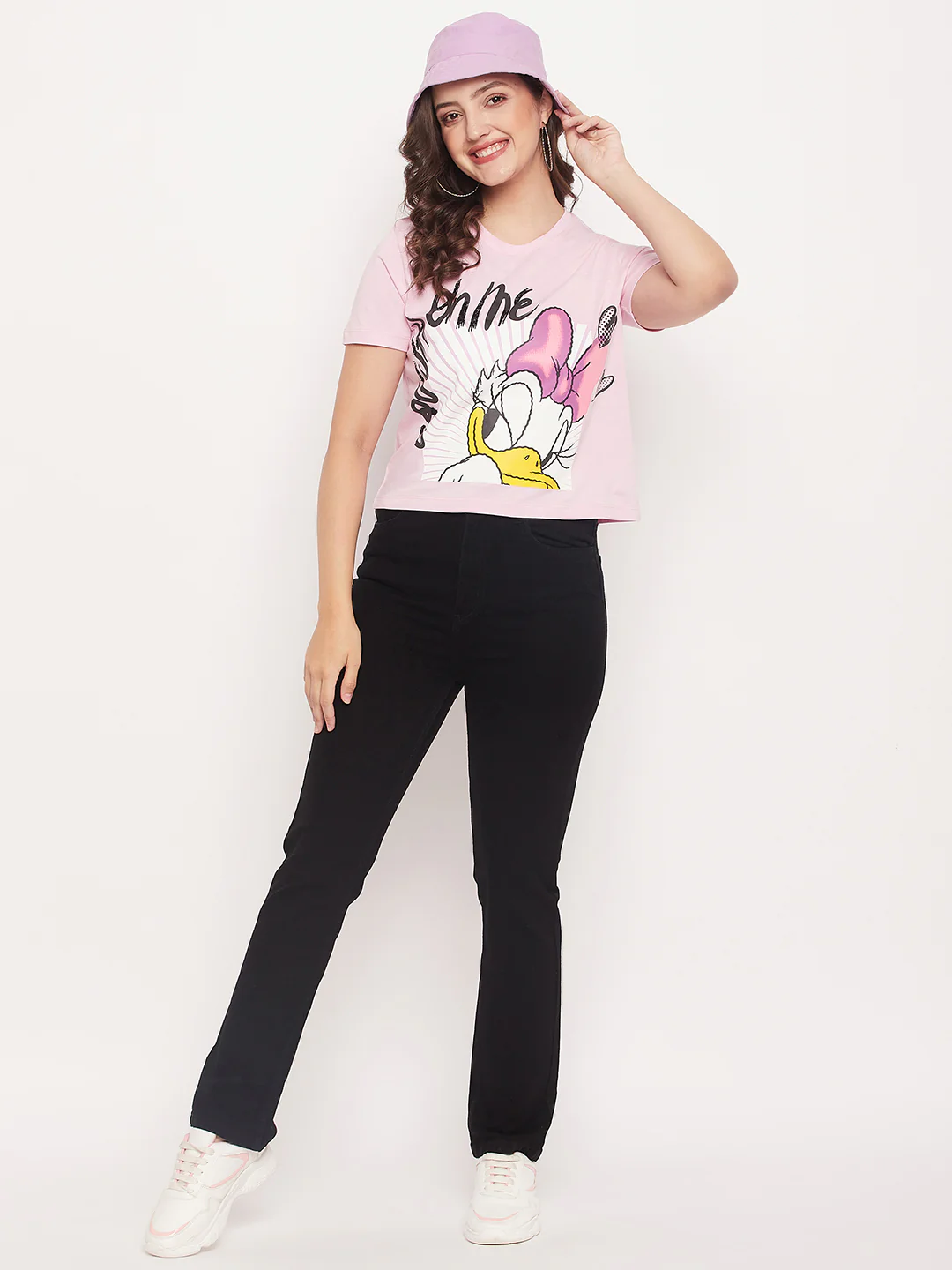 Madame Disney Daisy Nude Regular Fit T-Shirt - Image 3