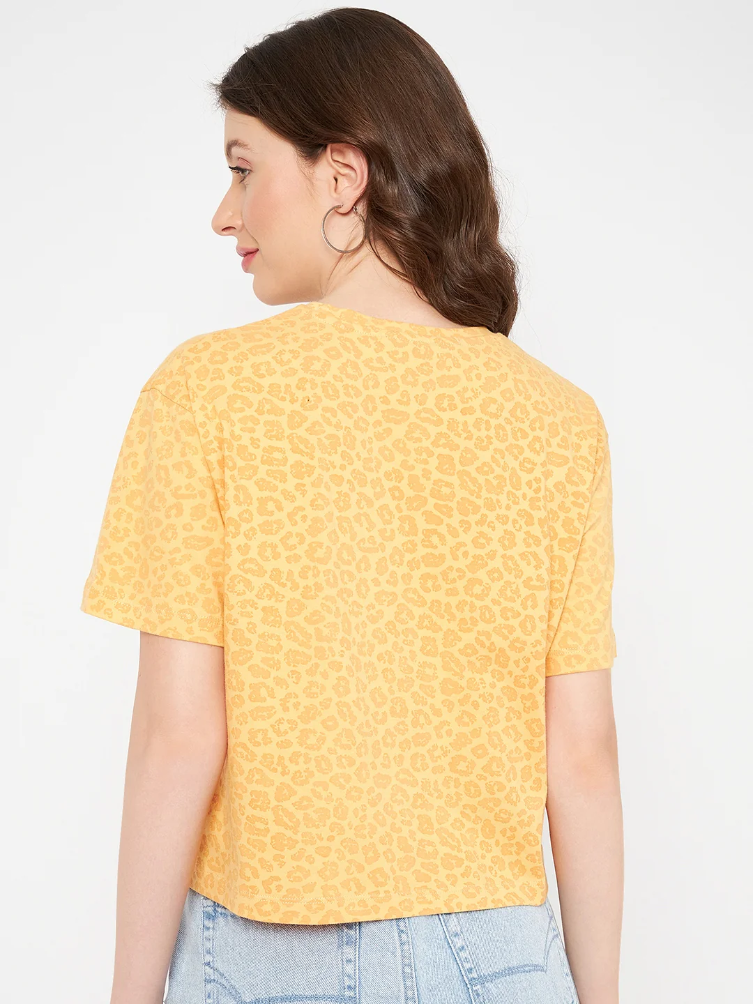 Madame Disney and Animal Printed Mustard Yellow Cotton Top - Image 6
