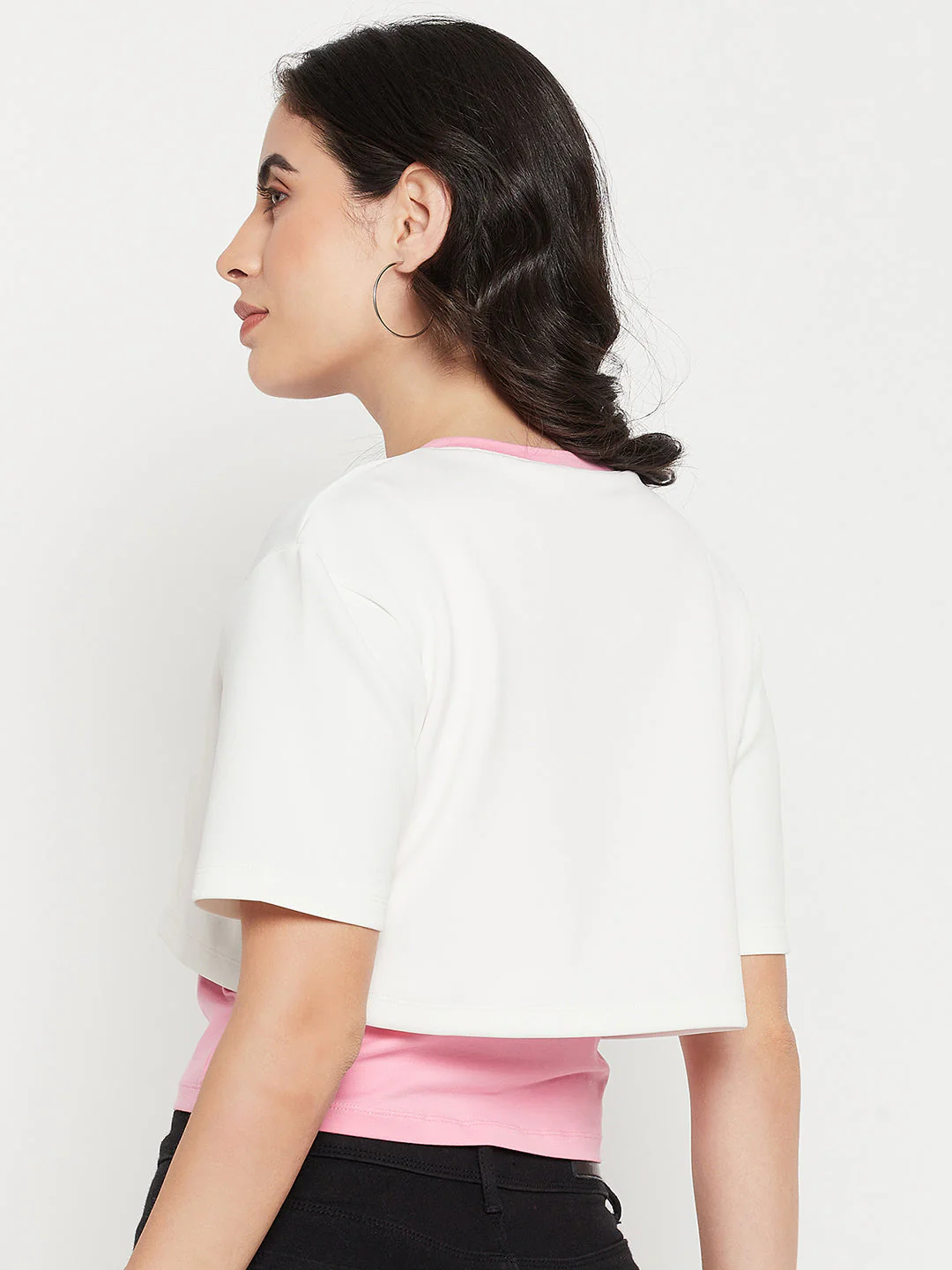 Madame White Graphic Top - Image 3