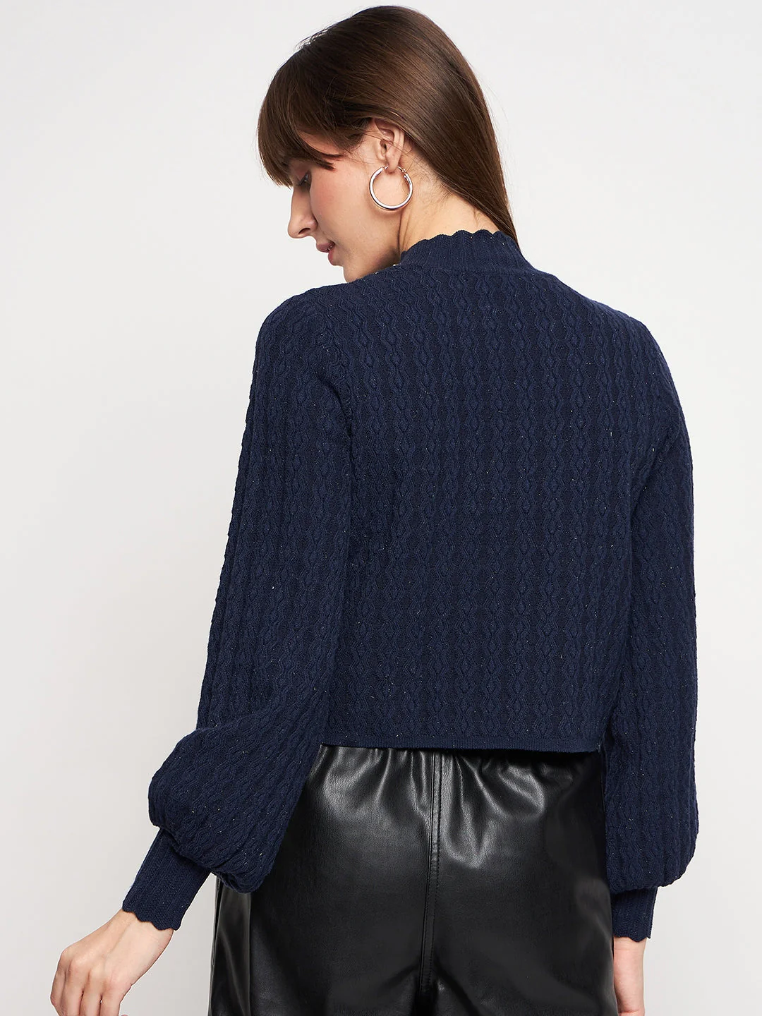 Madame Navy Pull-On Sweater - Image 3