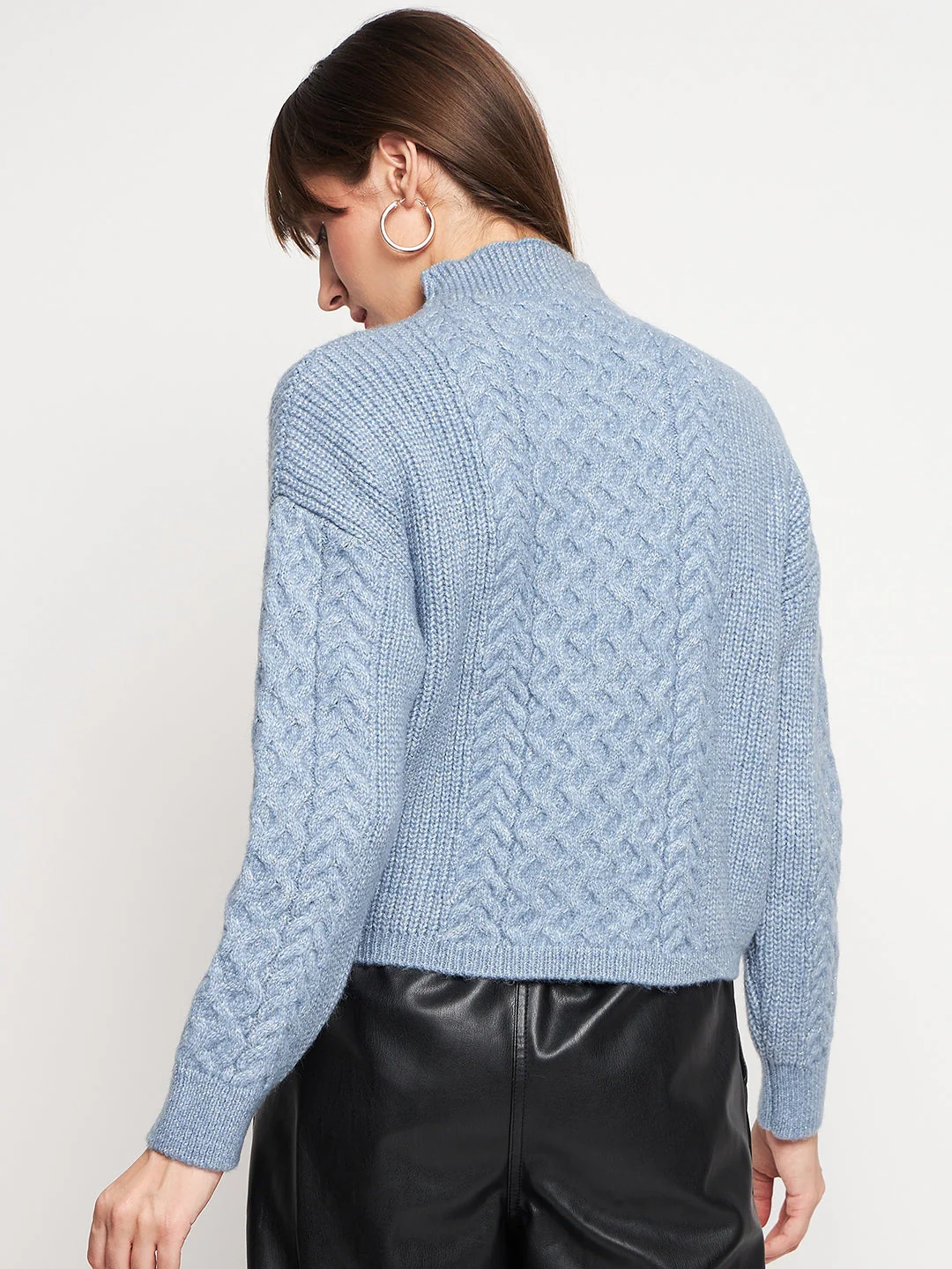 Madame Blue Knit Pullover - Image 4