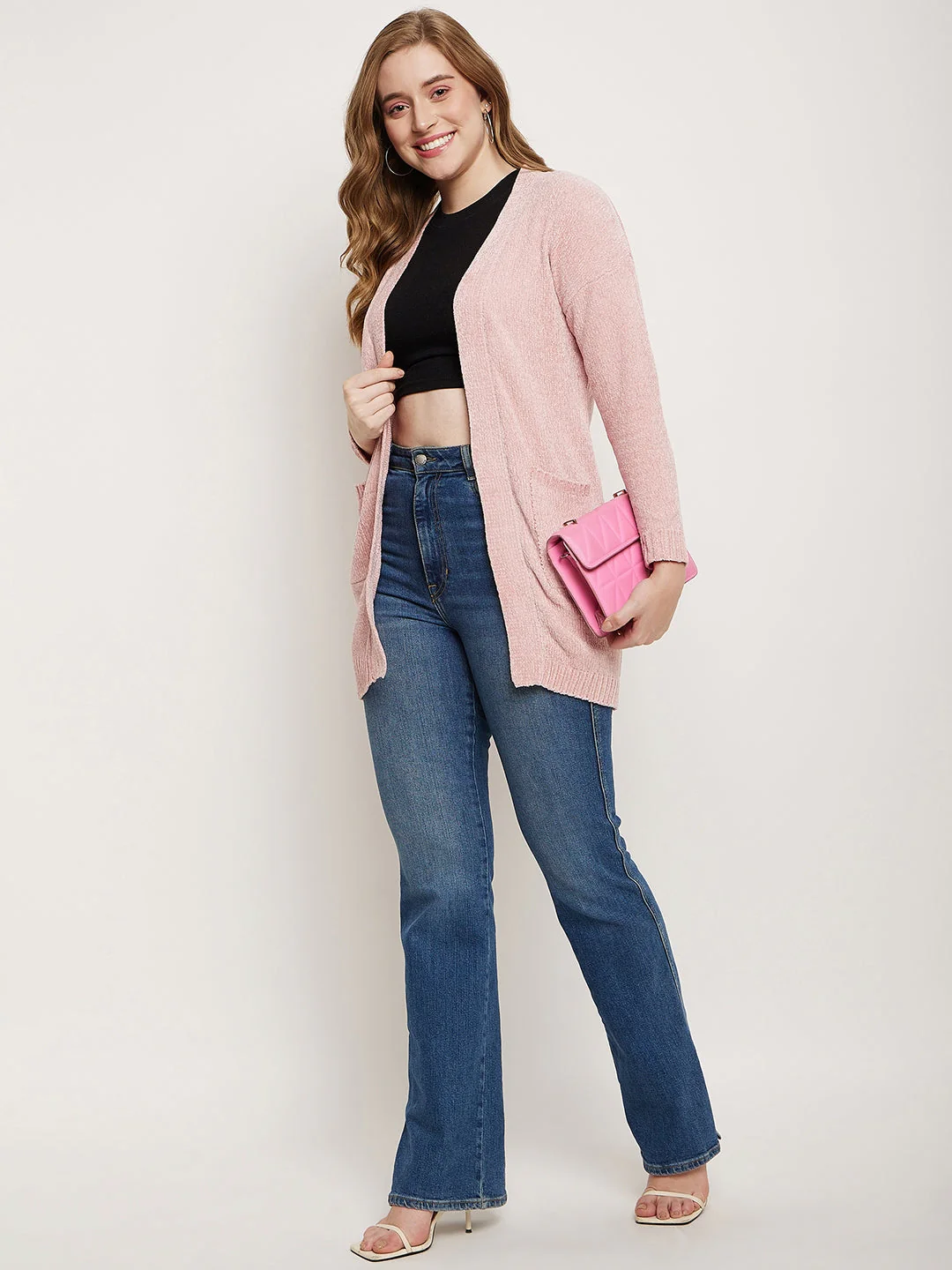 Madame Peach Open Front Shrug - Image 6