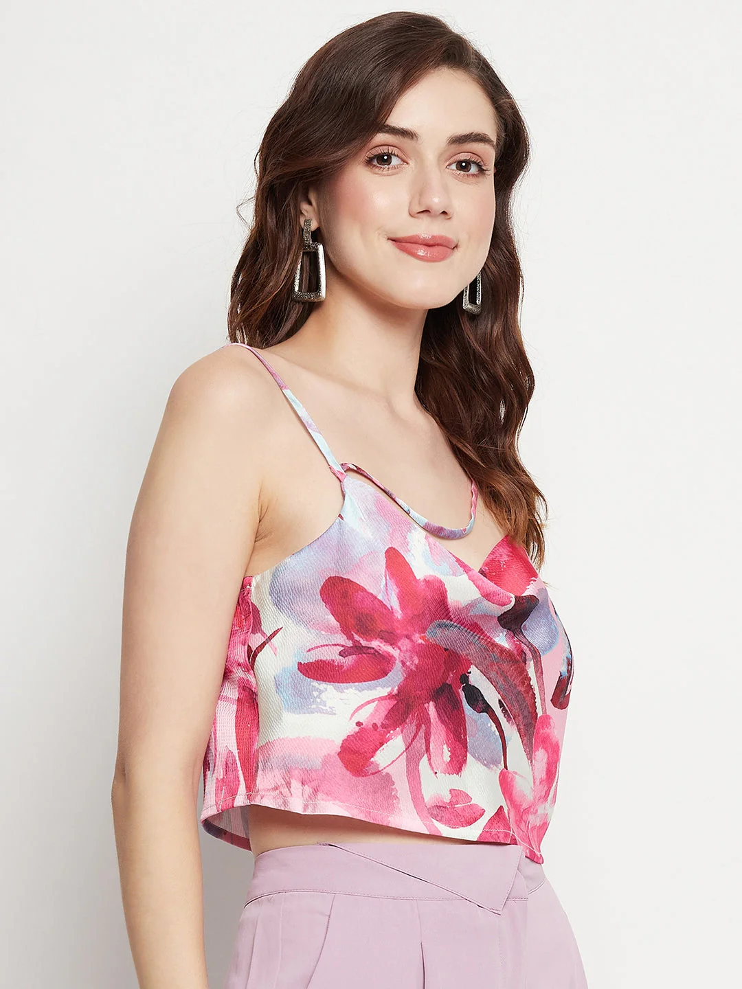 Madame Camisole Floral Print Top - Image 4