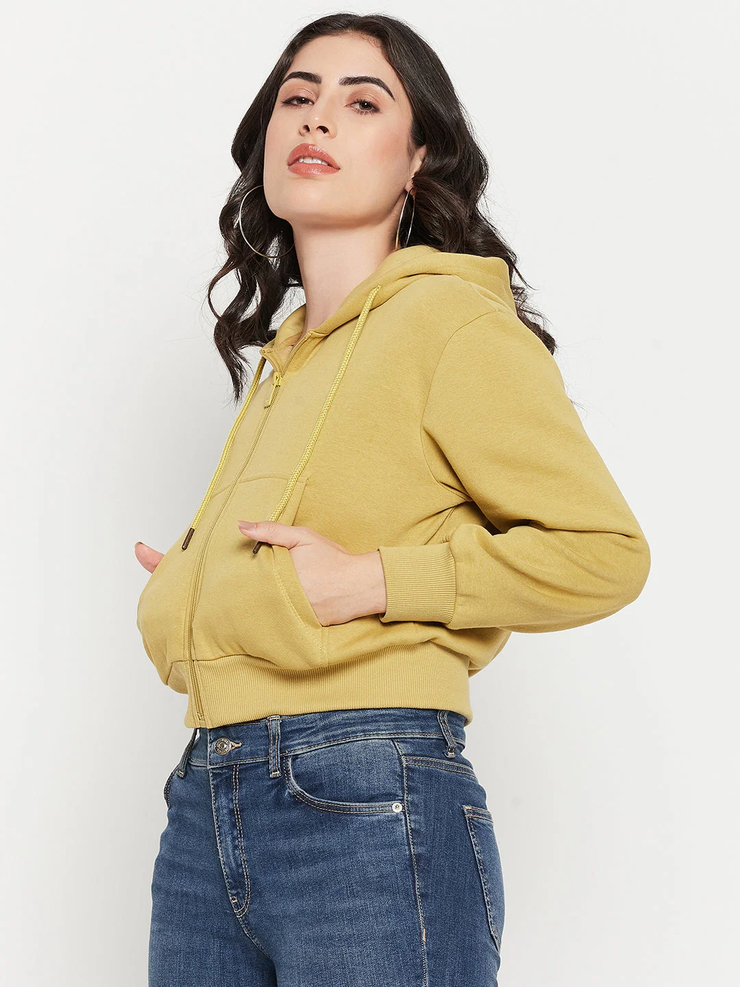 Madame Lime Hood Neck Sweatshirt - Image 6