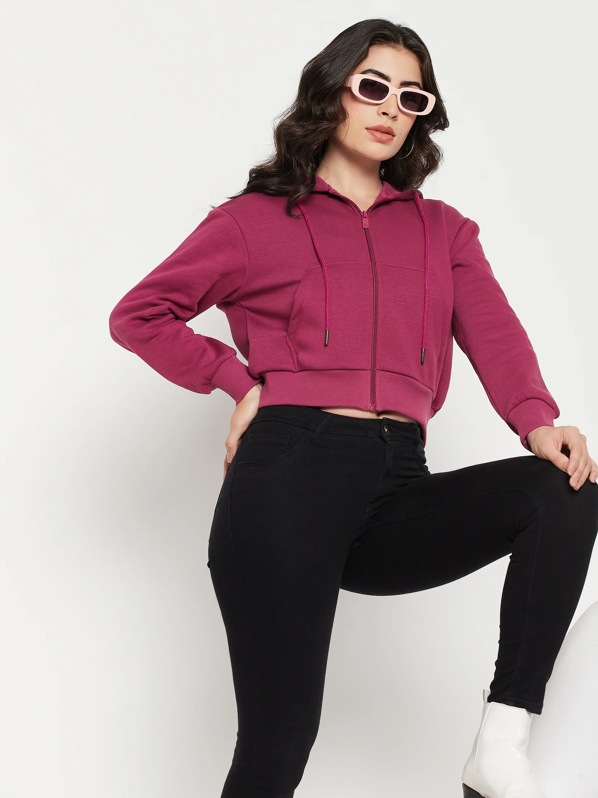 Madame Plum Hood Neck Sweatshirt - Image 2