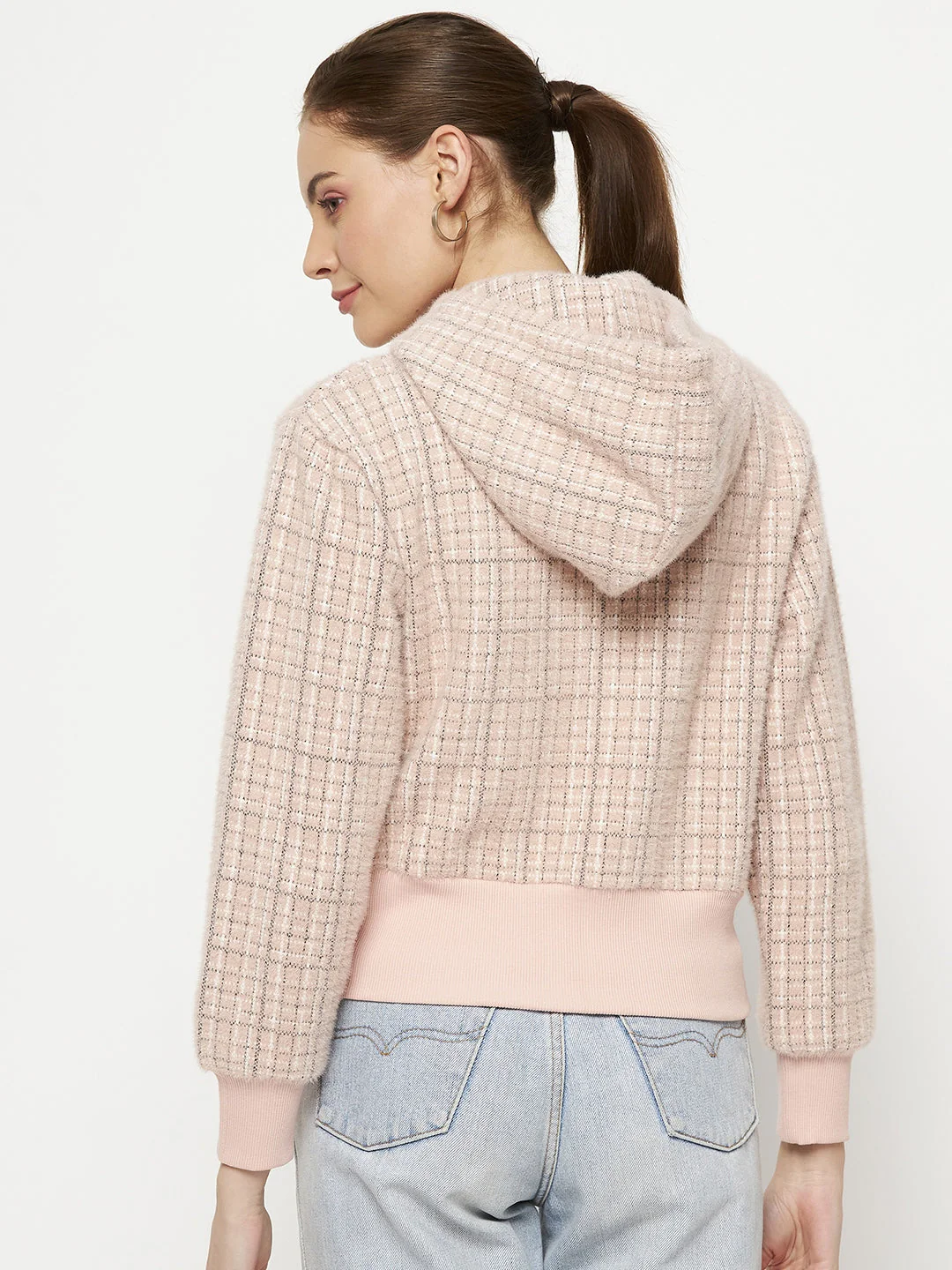Madame Peach Hood Neck Sweatshirt - Image 3