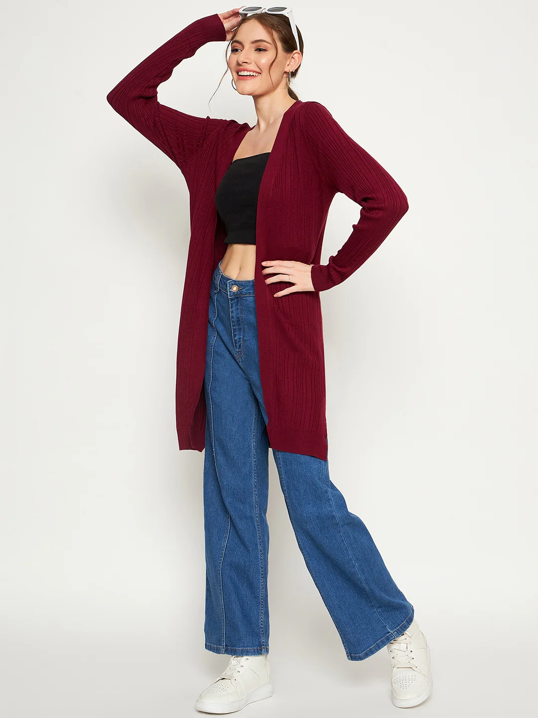 Madame Midblue Wide Leg Denim - Image 2
