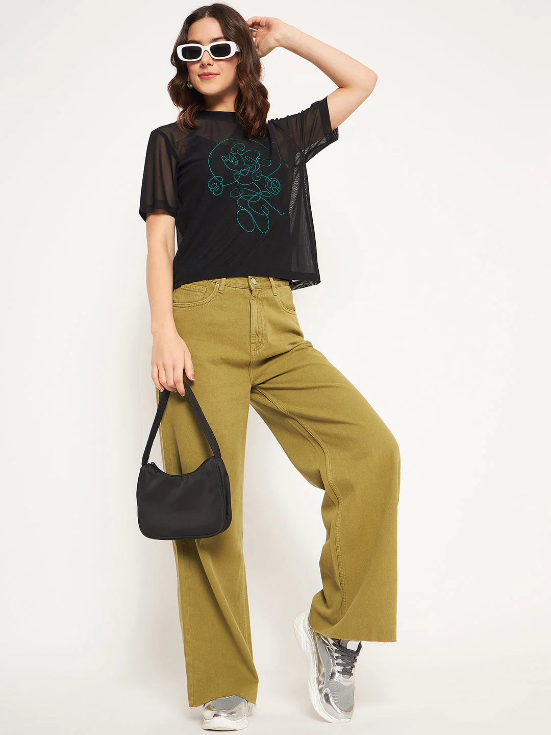 Madame Black Disney Print Top - Image 4