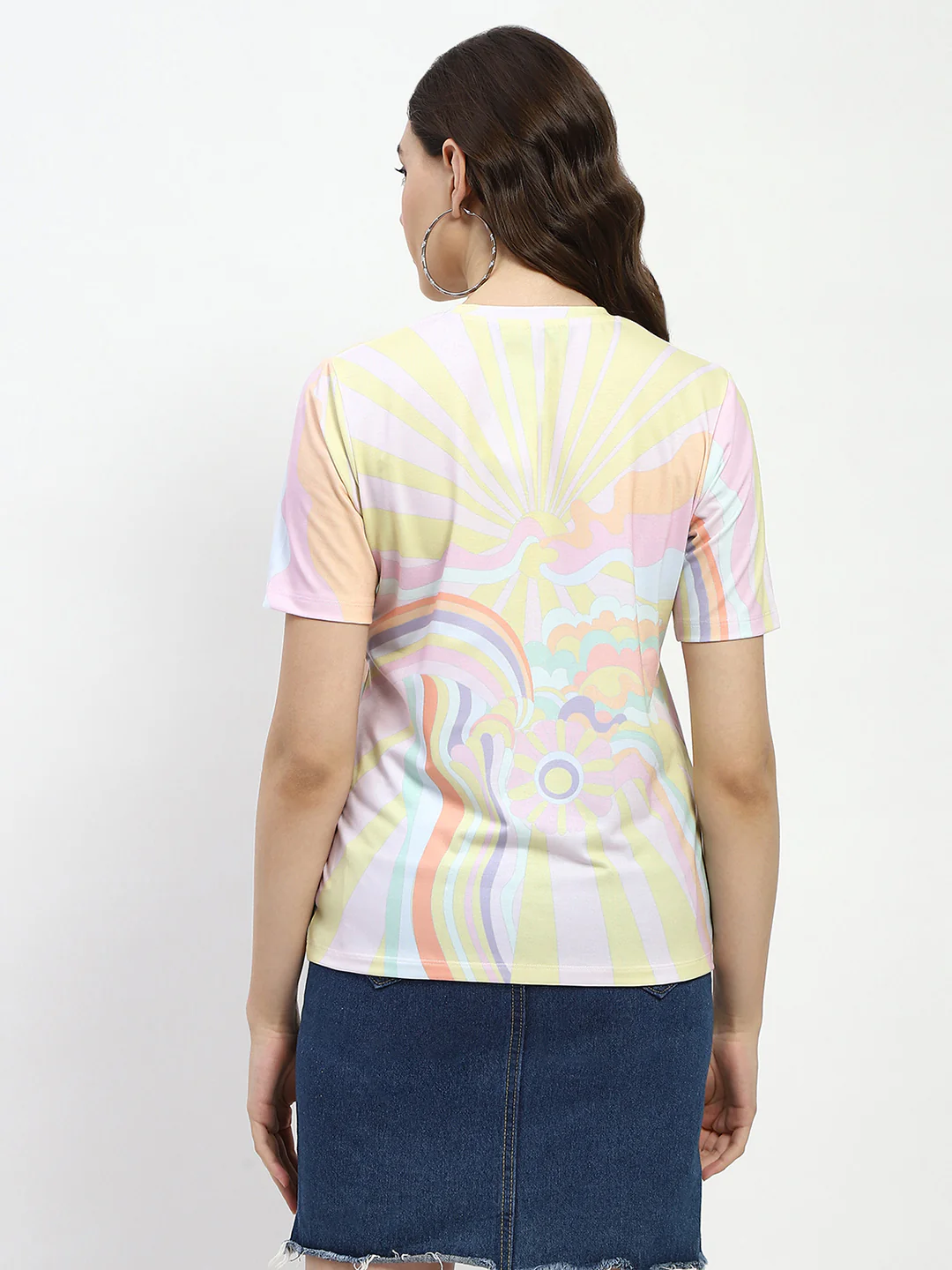 Madame Graphic Print Short Sleeve White T-Shirt - Image 6