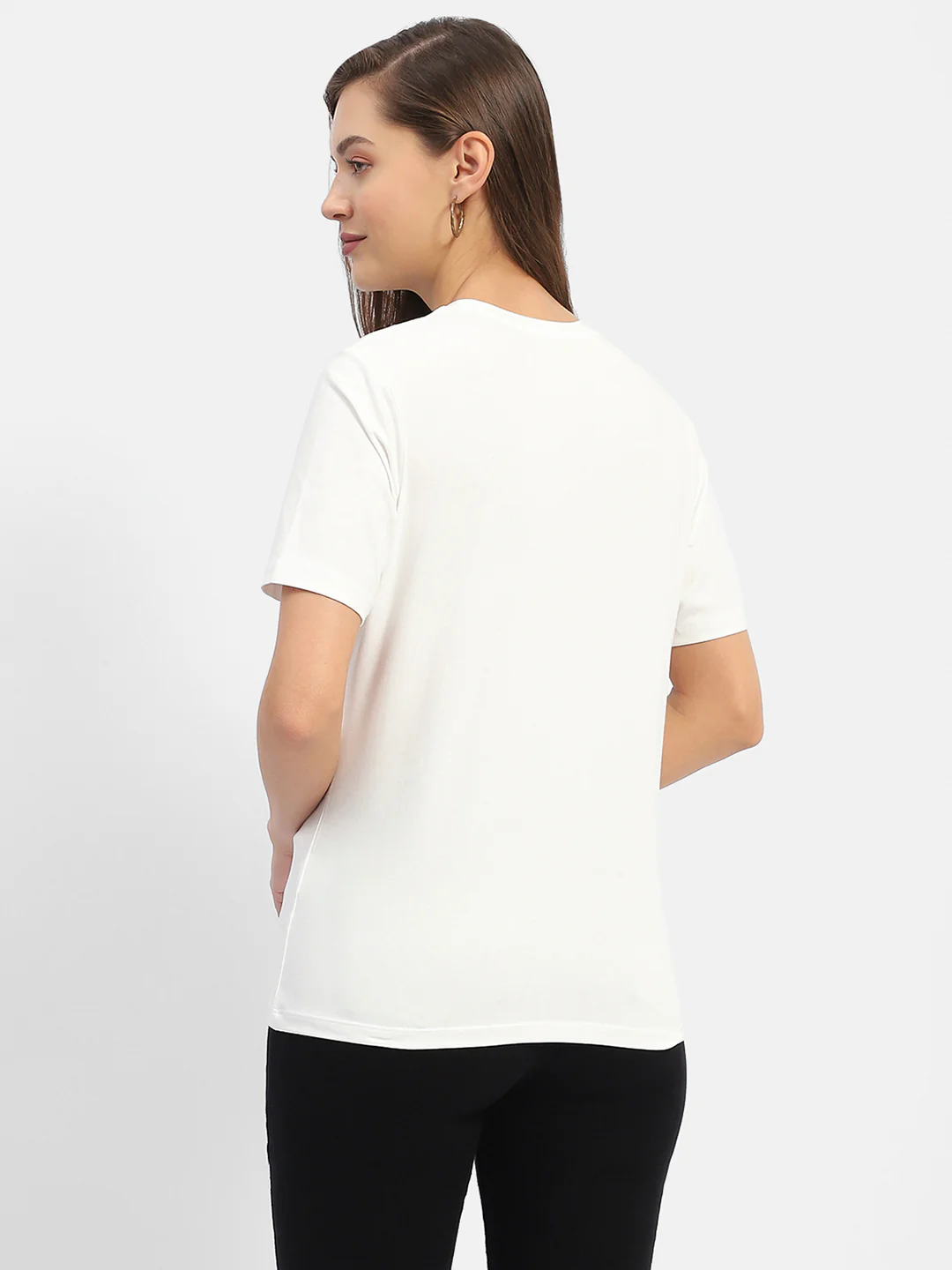 Madame Typography White Regular T-Shirt - Image 6