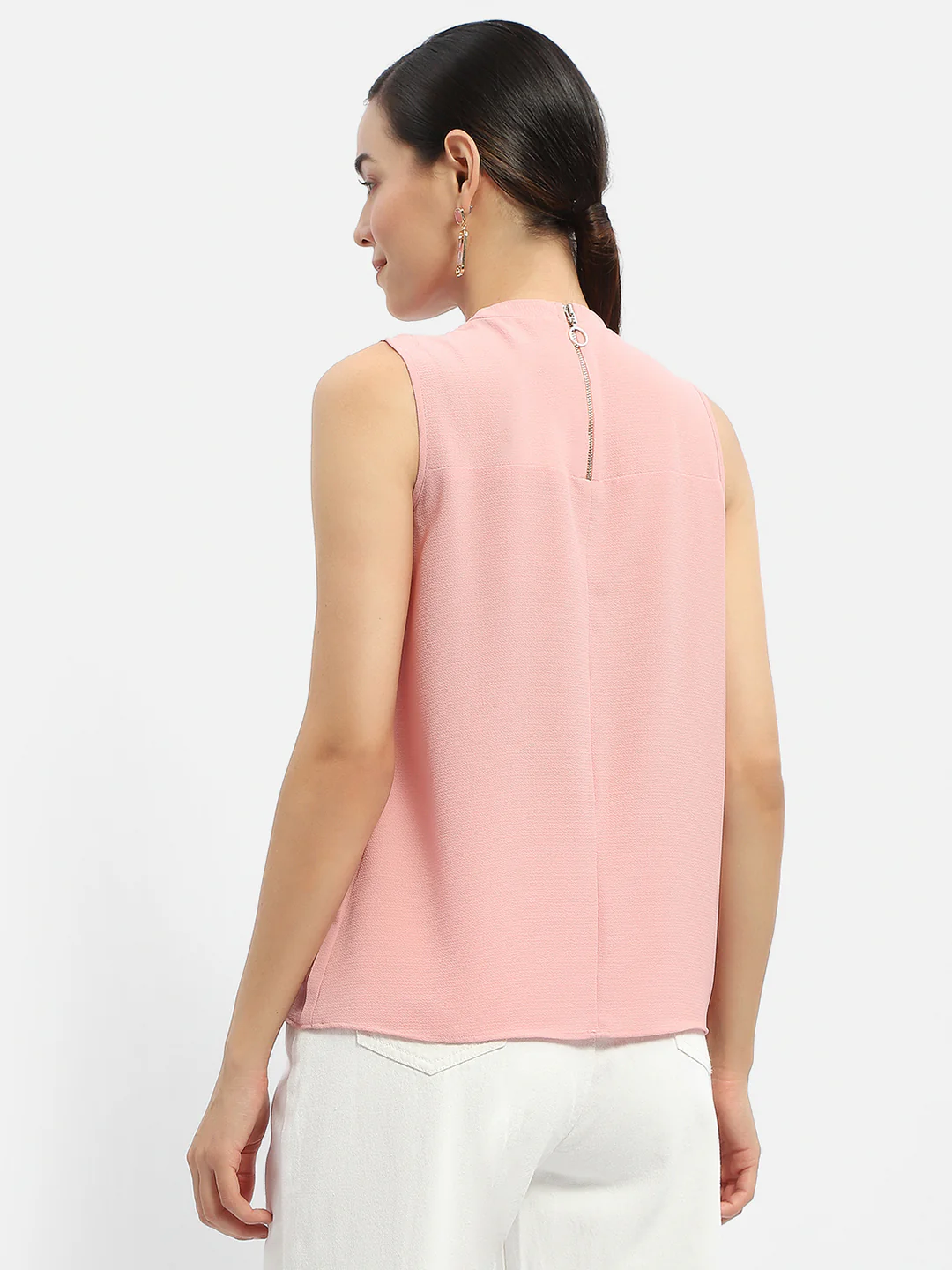 Madame Applique Adorned Pink Shimmer Top - Image 5