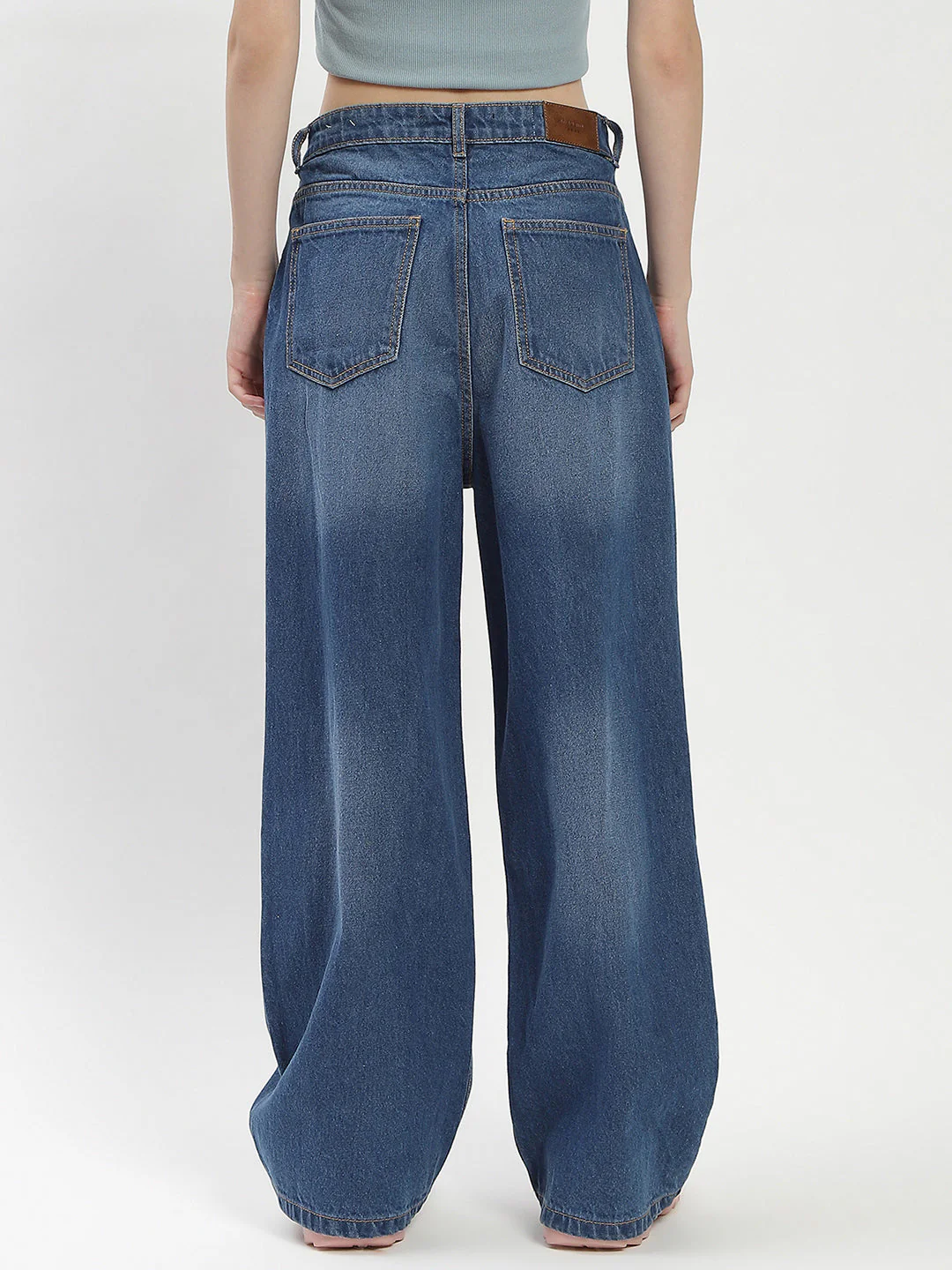 Madame Ripped Blue Denim Jeans - Image 5