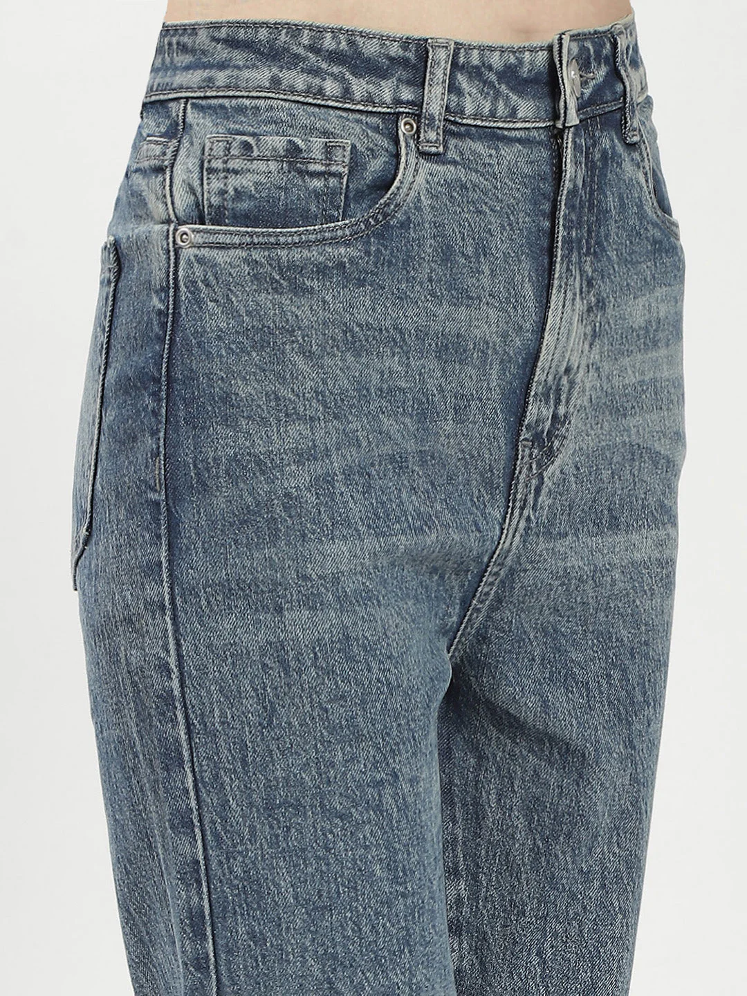 Madame Blue Whiskered Flared Jeans - Image 6