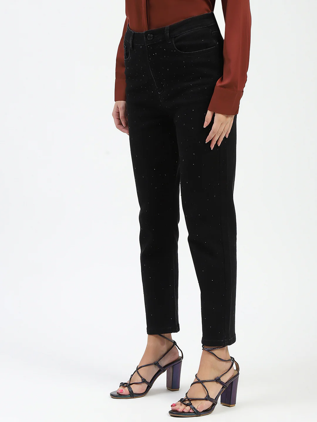 Madame Black Slim Fit Jeans - Image 2