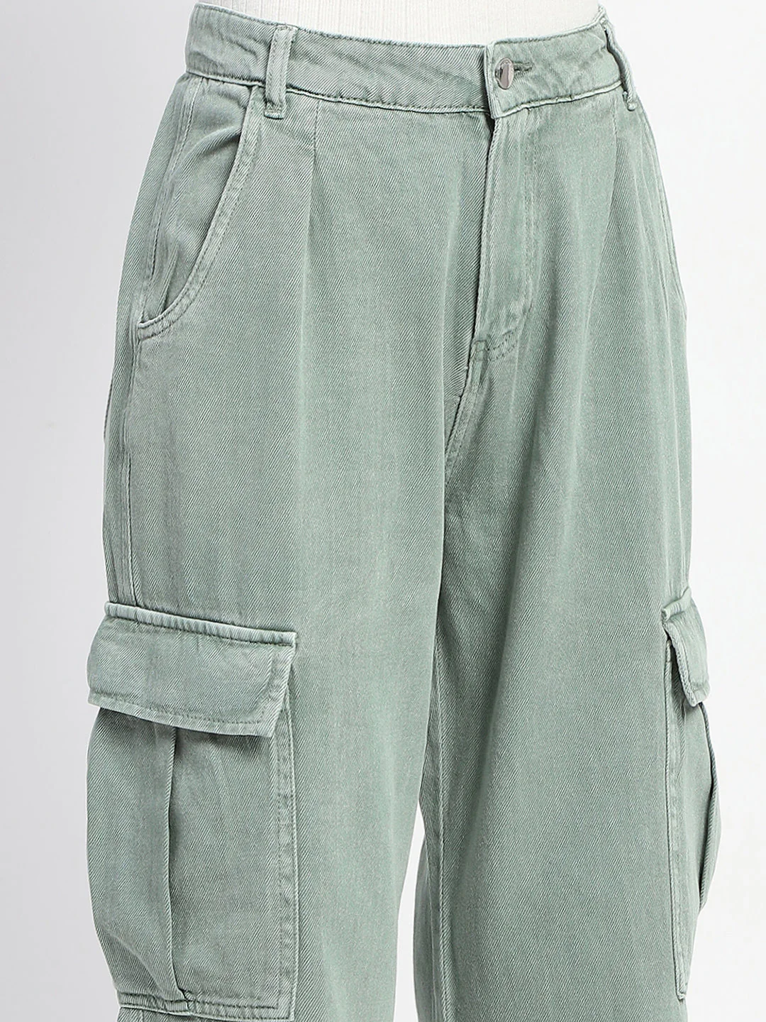 Madame Relax Fit Green Cargo Pants - Image 6
