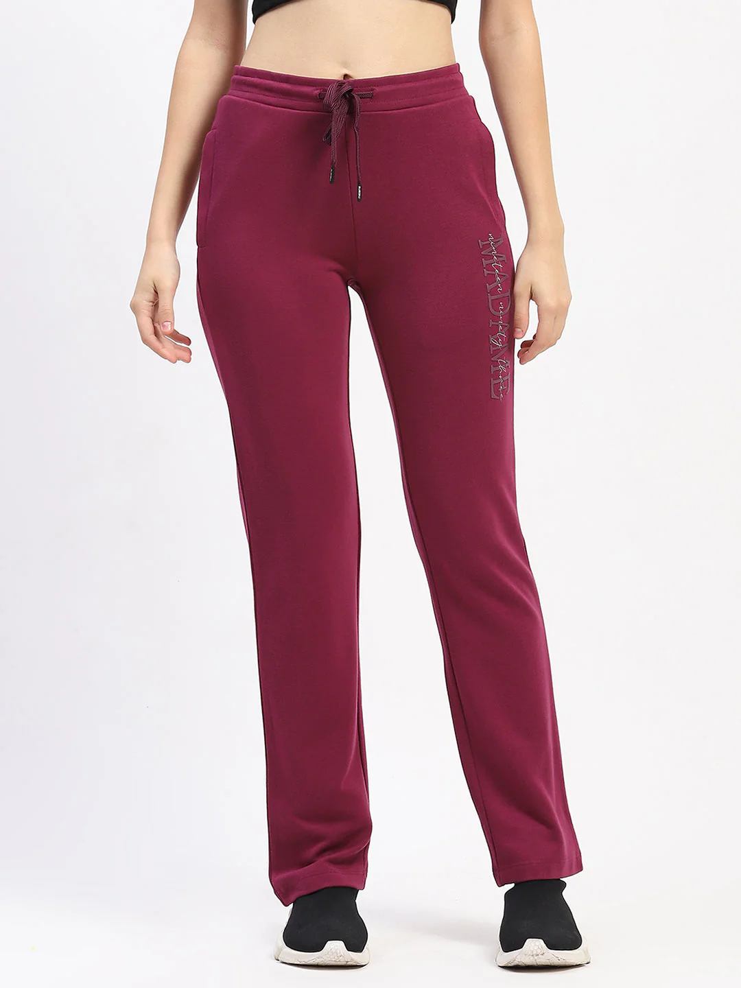 mSECRET Purple Track Bottoms with Drawstring Waist - Image 2