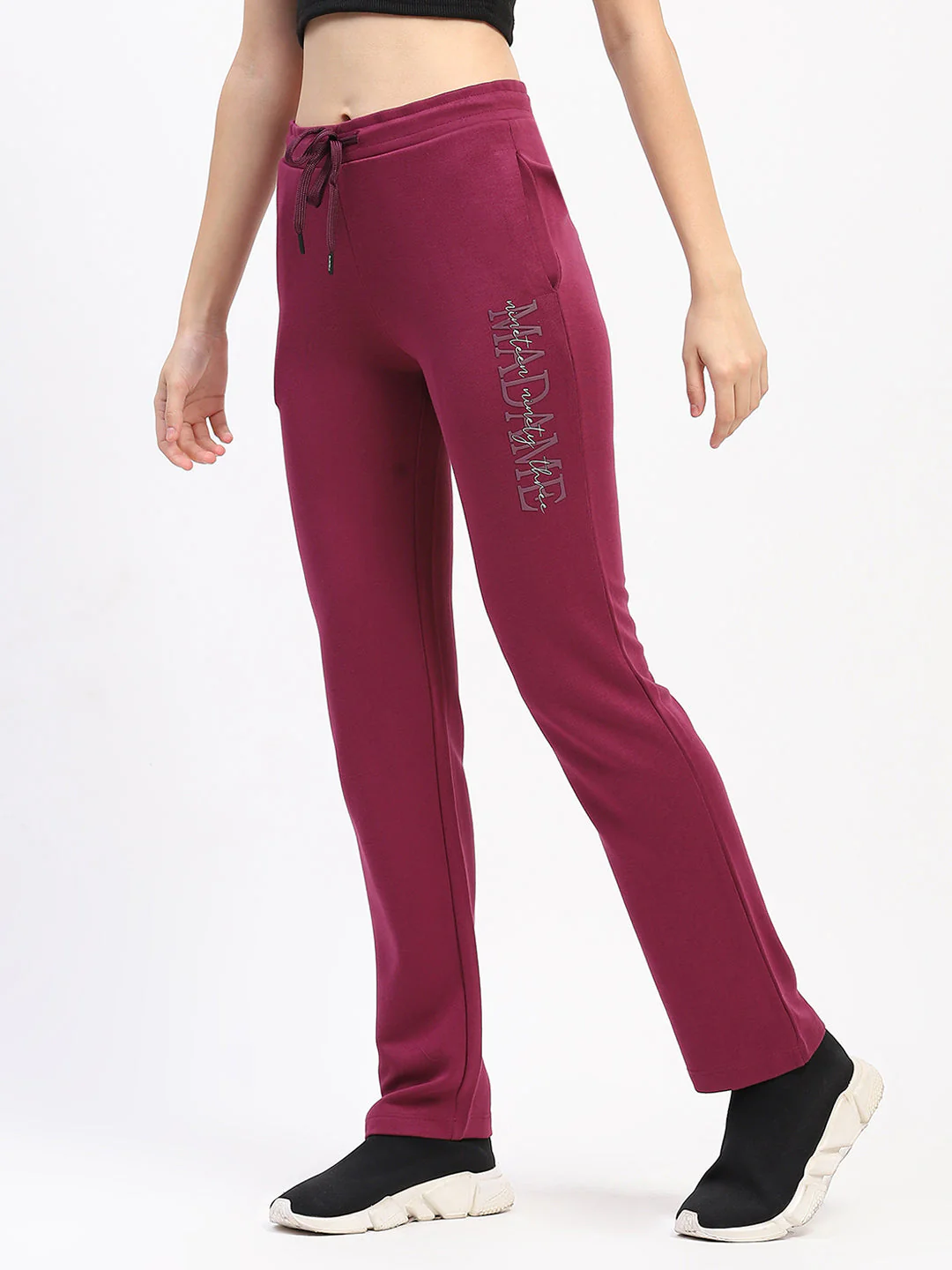 mSECRET Purple Track Bottoms with Drawstring Waist - Image 4