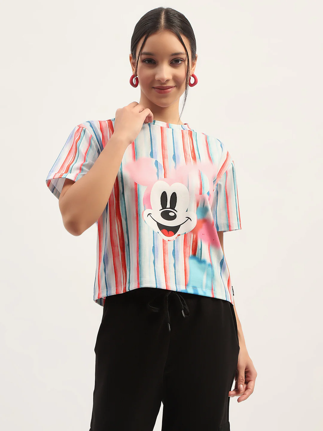Madame Disney Printed White T-Shirt - Image 3