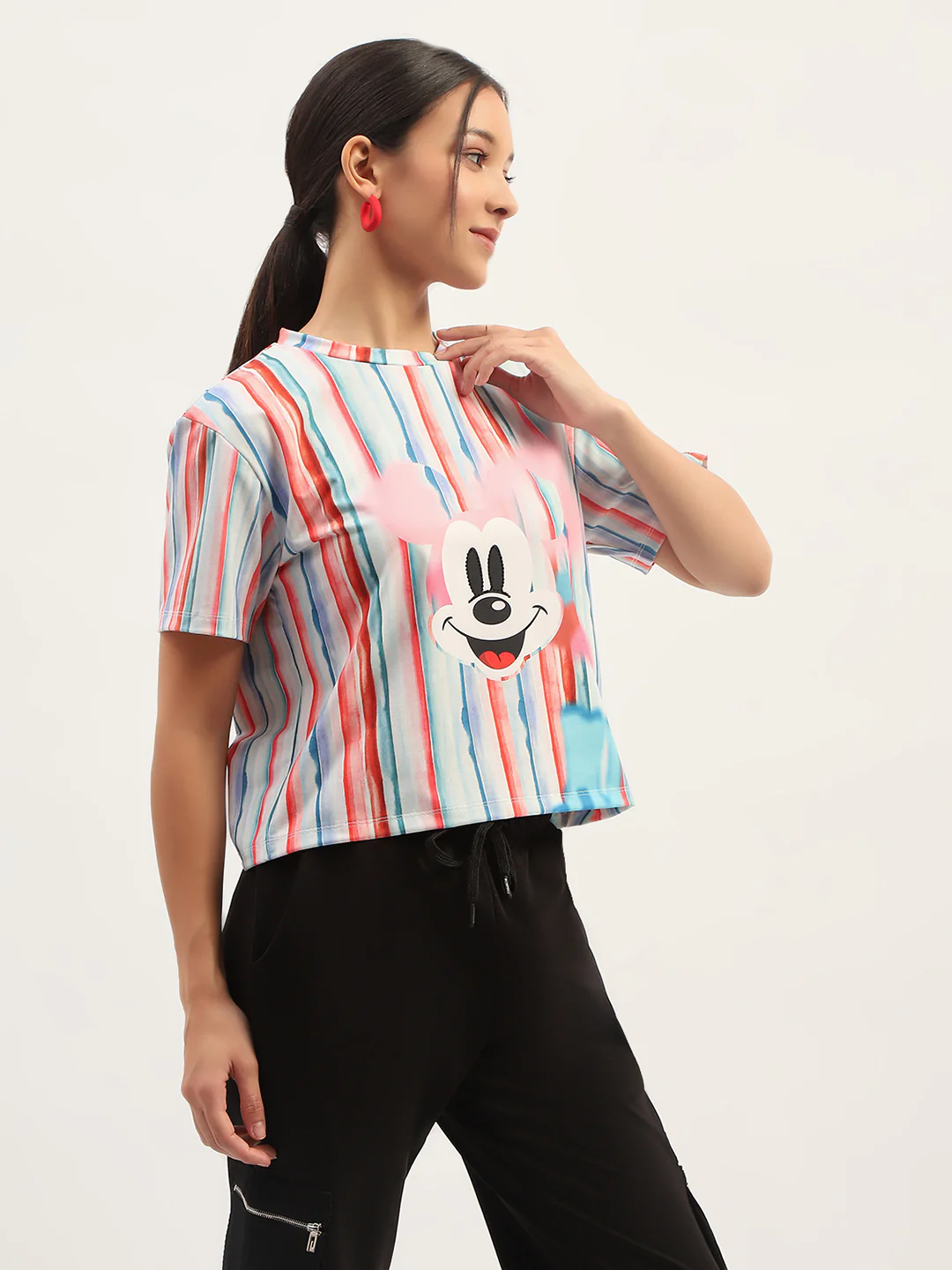 Madame Disney Printed White T-Shirt - Image 4