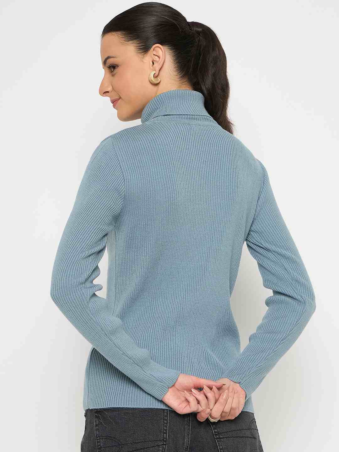 Madame High Neck Sky Blue Skeeve - Image 6