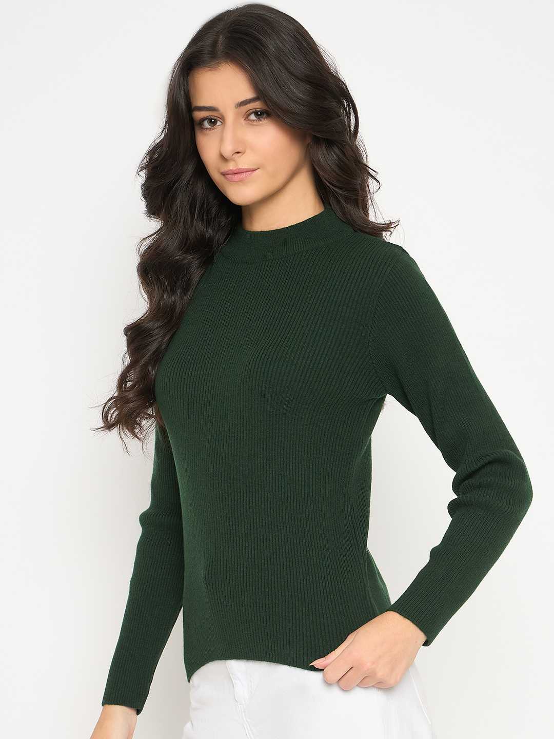 Madame Mock Neck Green Skeeve - Image 5