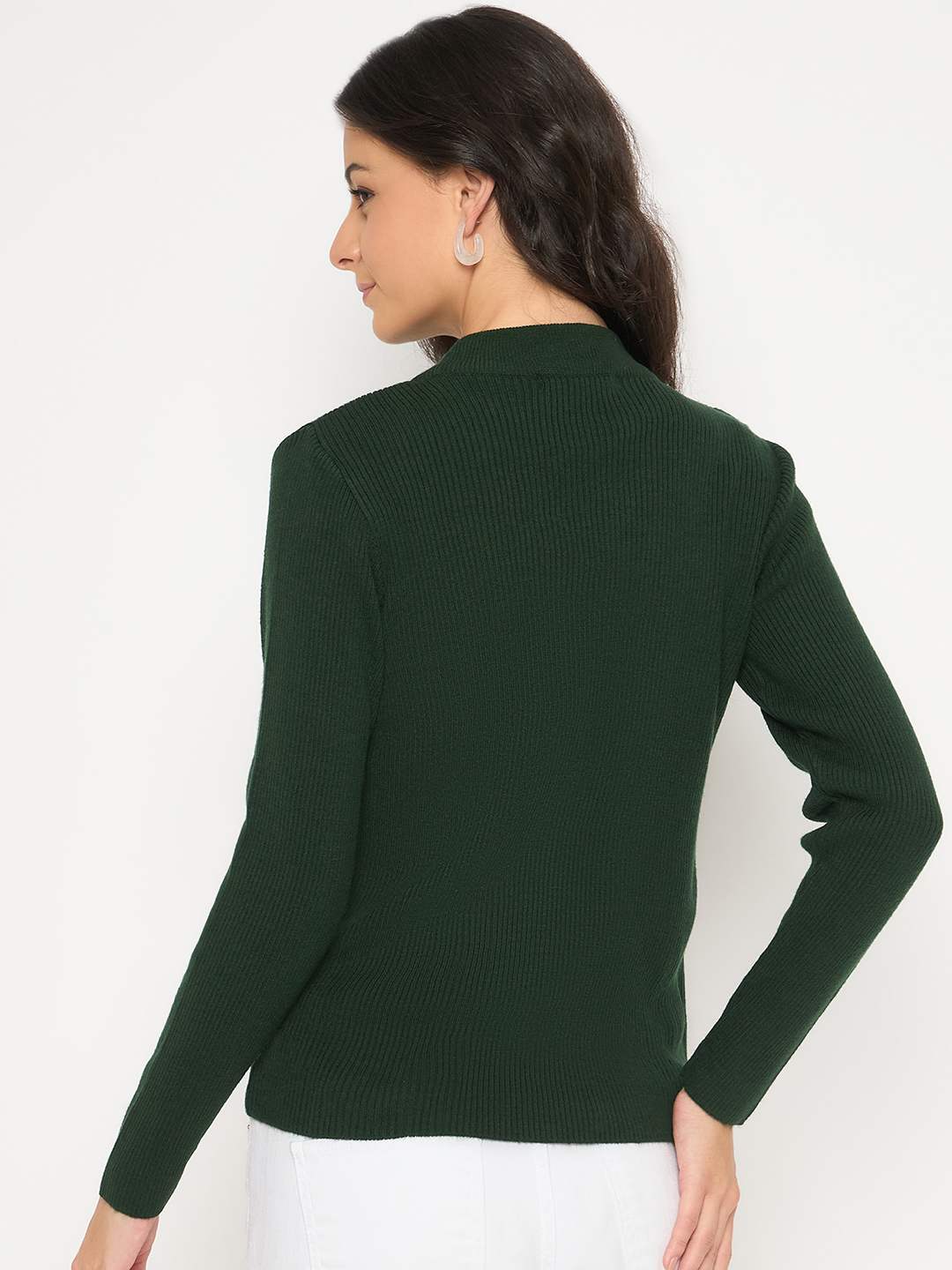 Madame Mock Neck Green Skeeve - Image 6