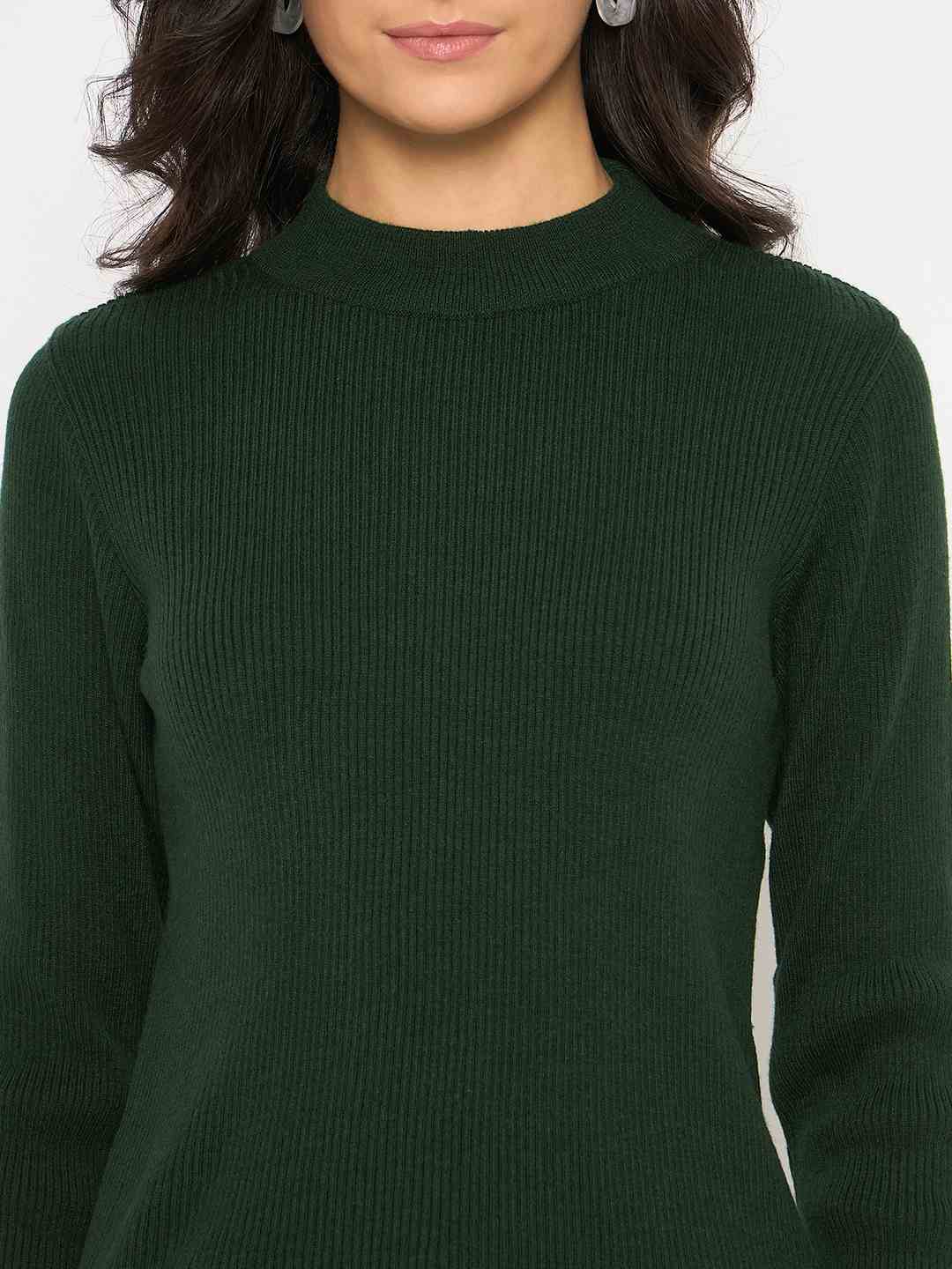 Madame Mock Neck Green Skeeve - Image 7