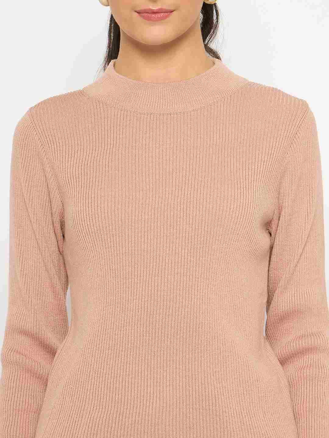 Madame Mock Neck Peach Skeeve - Image 7
