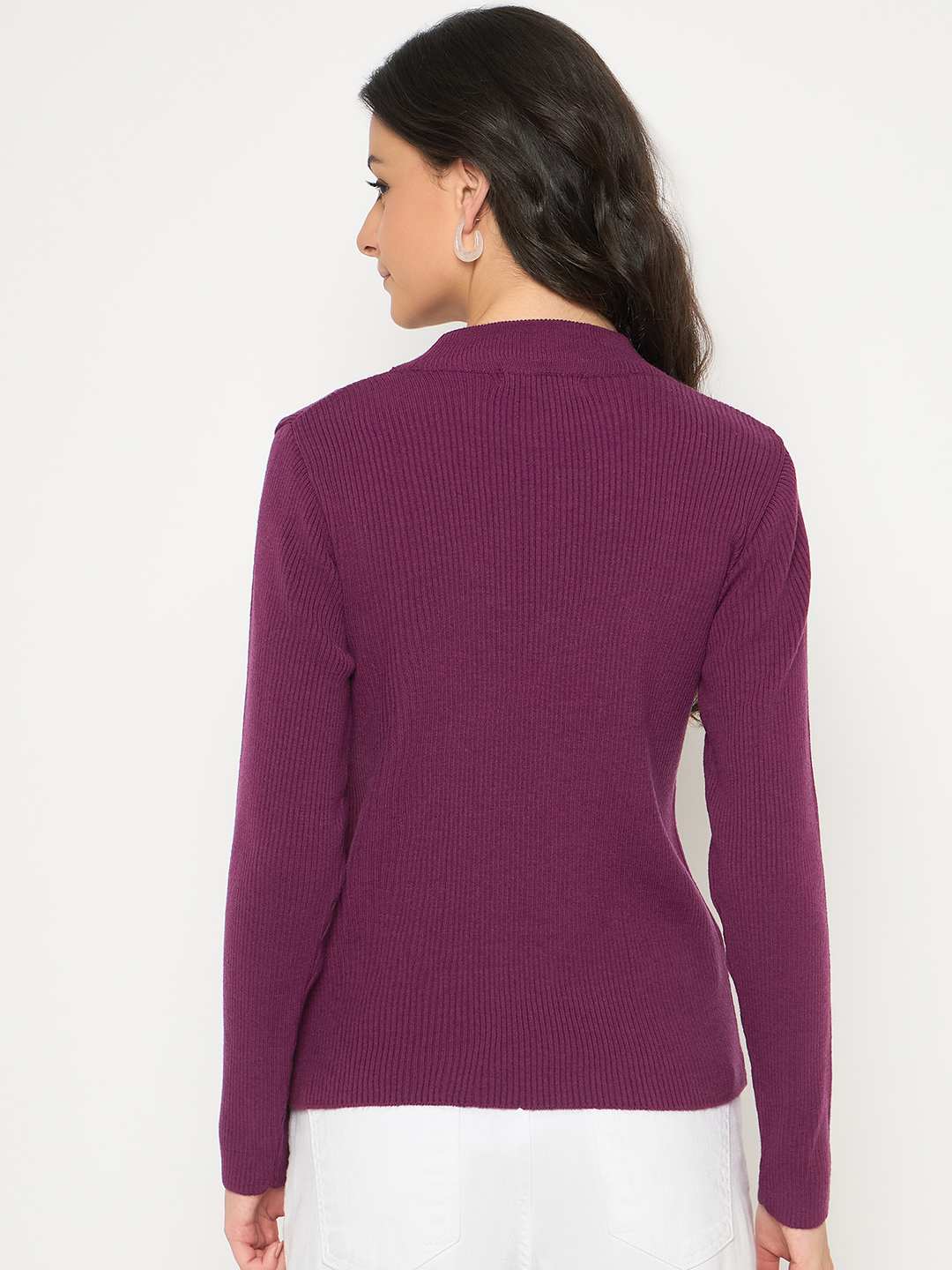 Madame Mock Neck Purple Skeeve - Image 6