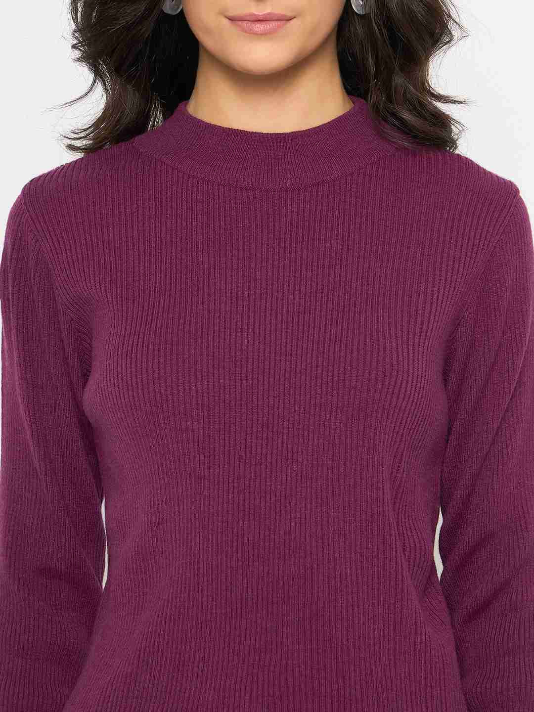 Madame Mock Neck Purple Skeeve - Image 7