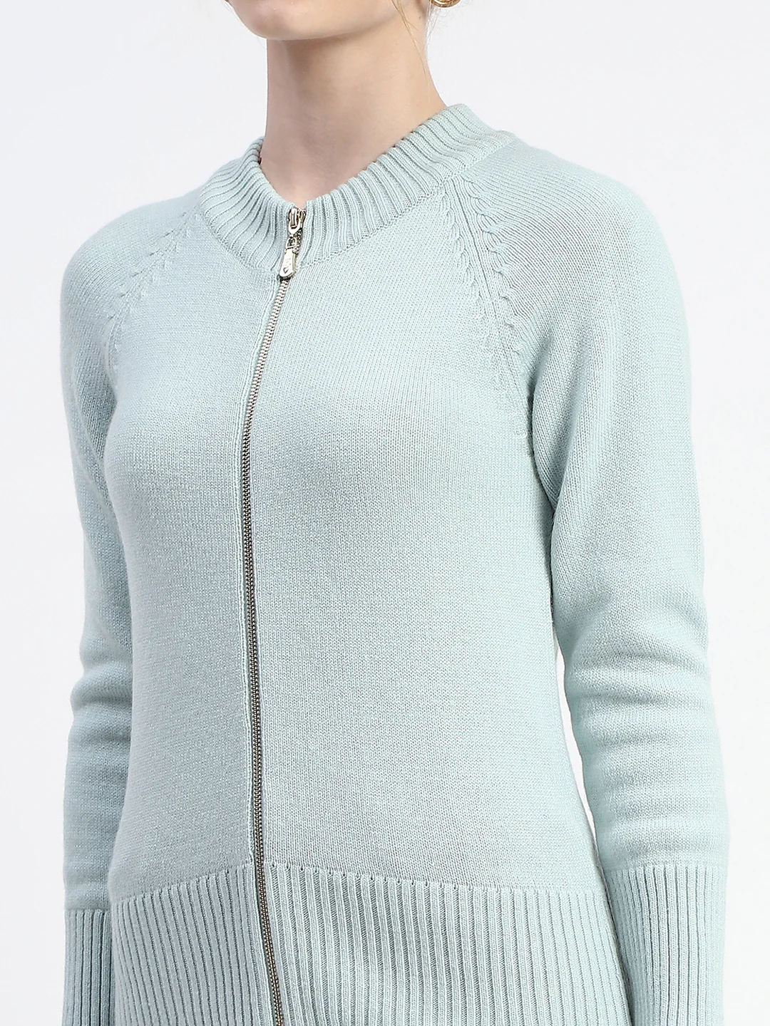 Madame Mint Full-Zip Knit Sweater - Image 6
