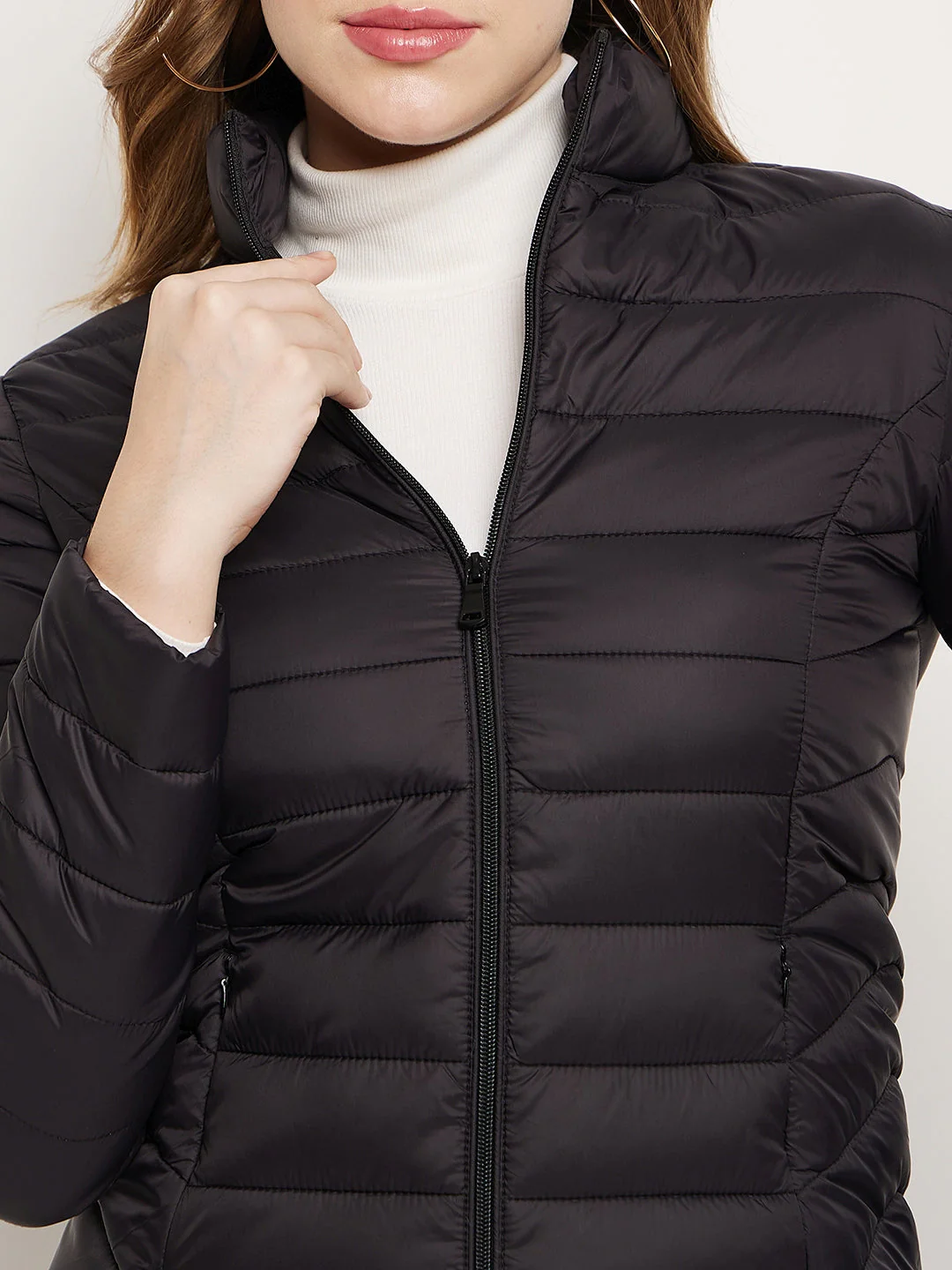 Madame Black Puffer Jacket - Image 7