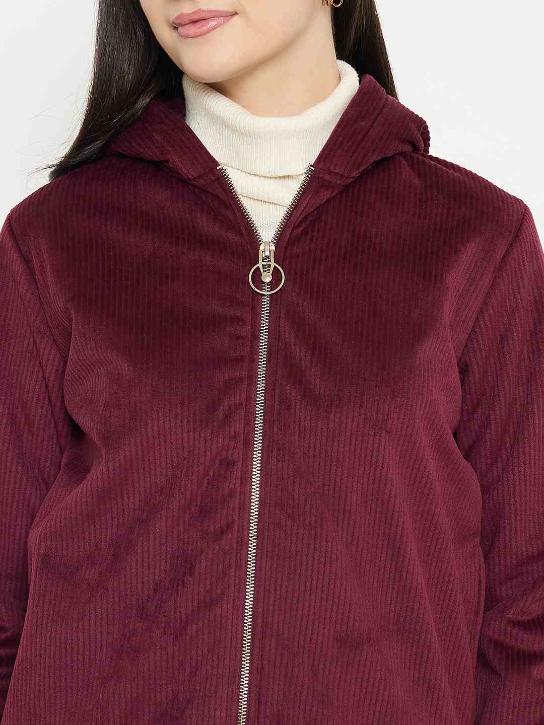 Madame Hooded Plum Sweatshirt - Image 7