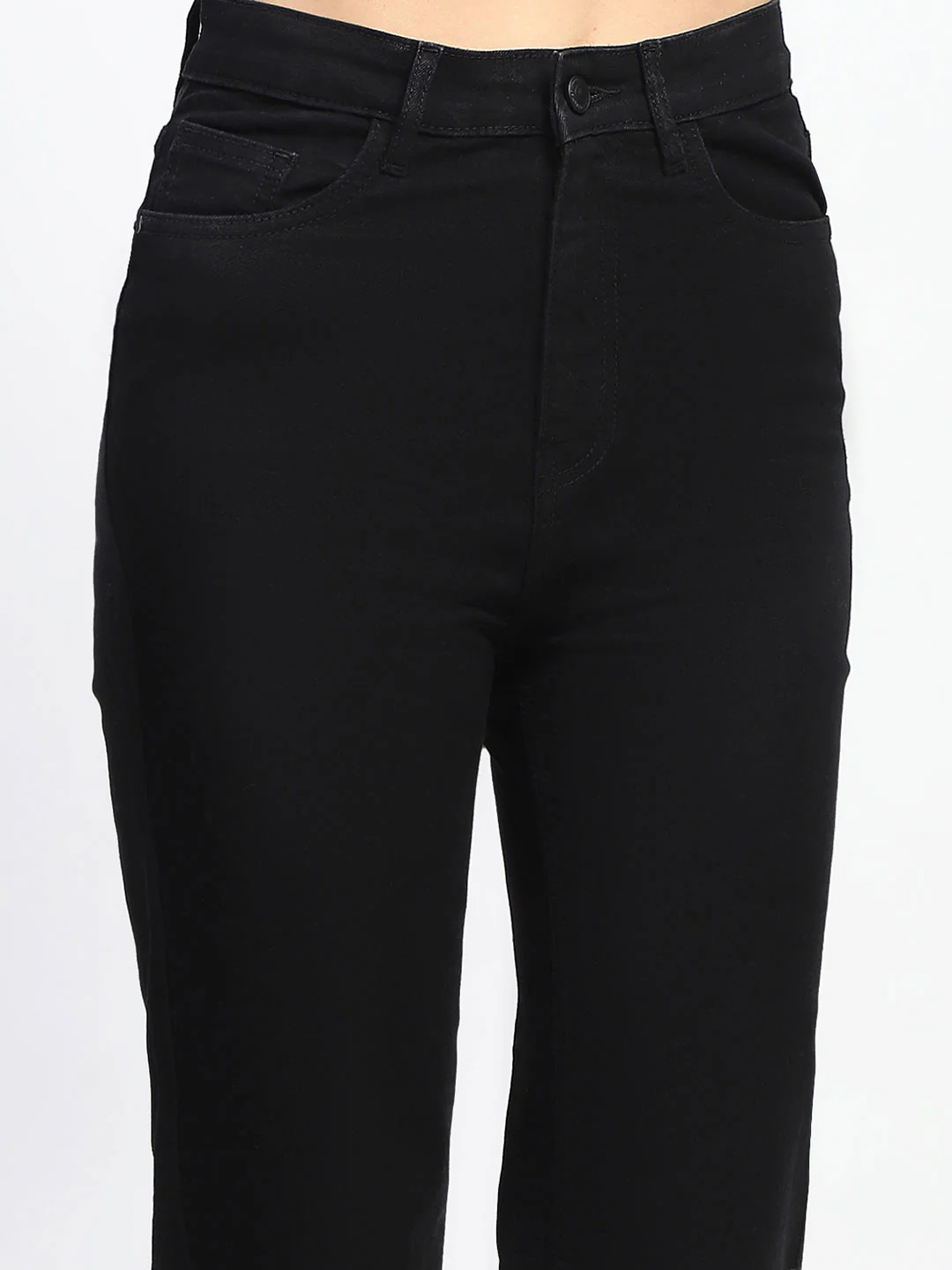 Madame Black Straight Fit Denim - Image 6