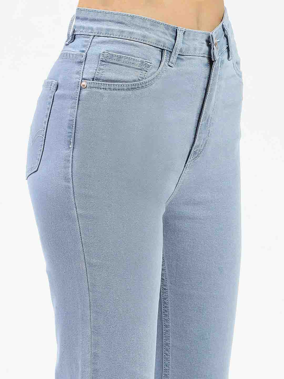 Madame Light Blue Flared Jeans - Image 6