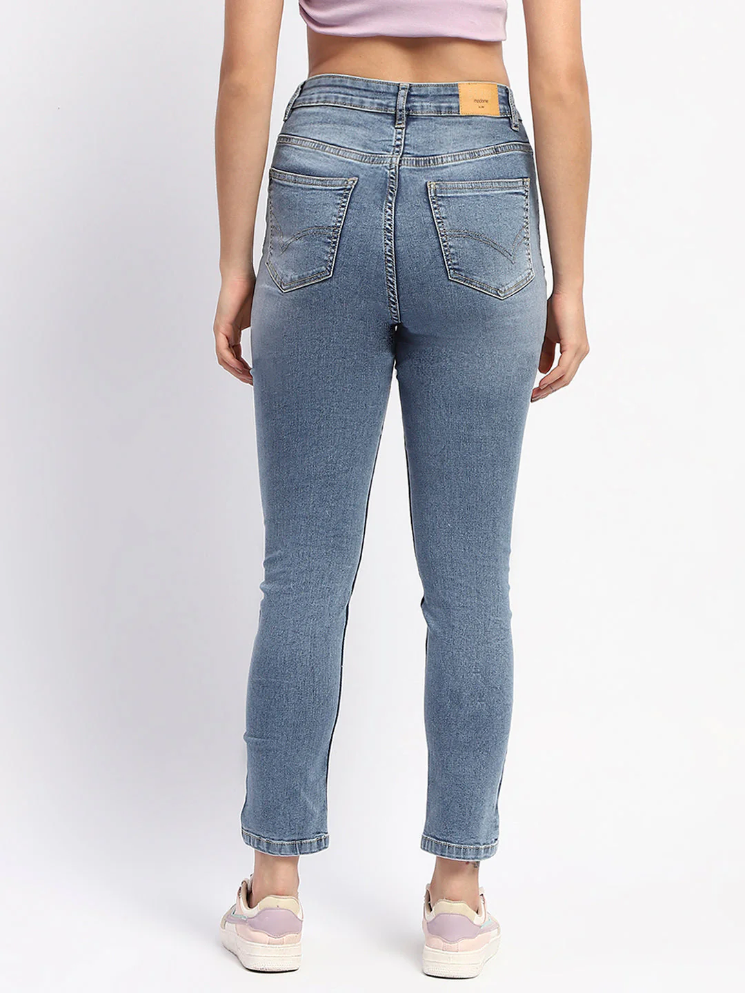Madame Straight Fit Light Blue Denim - Image 5